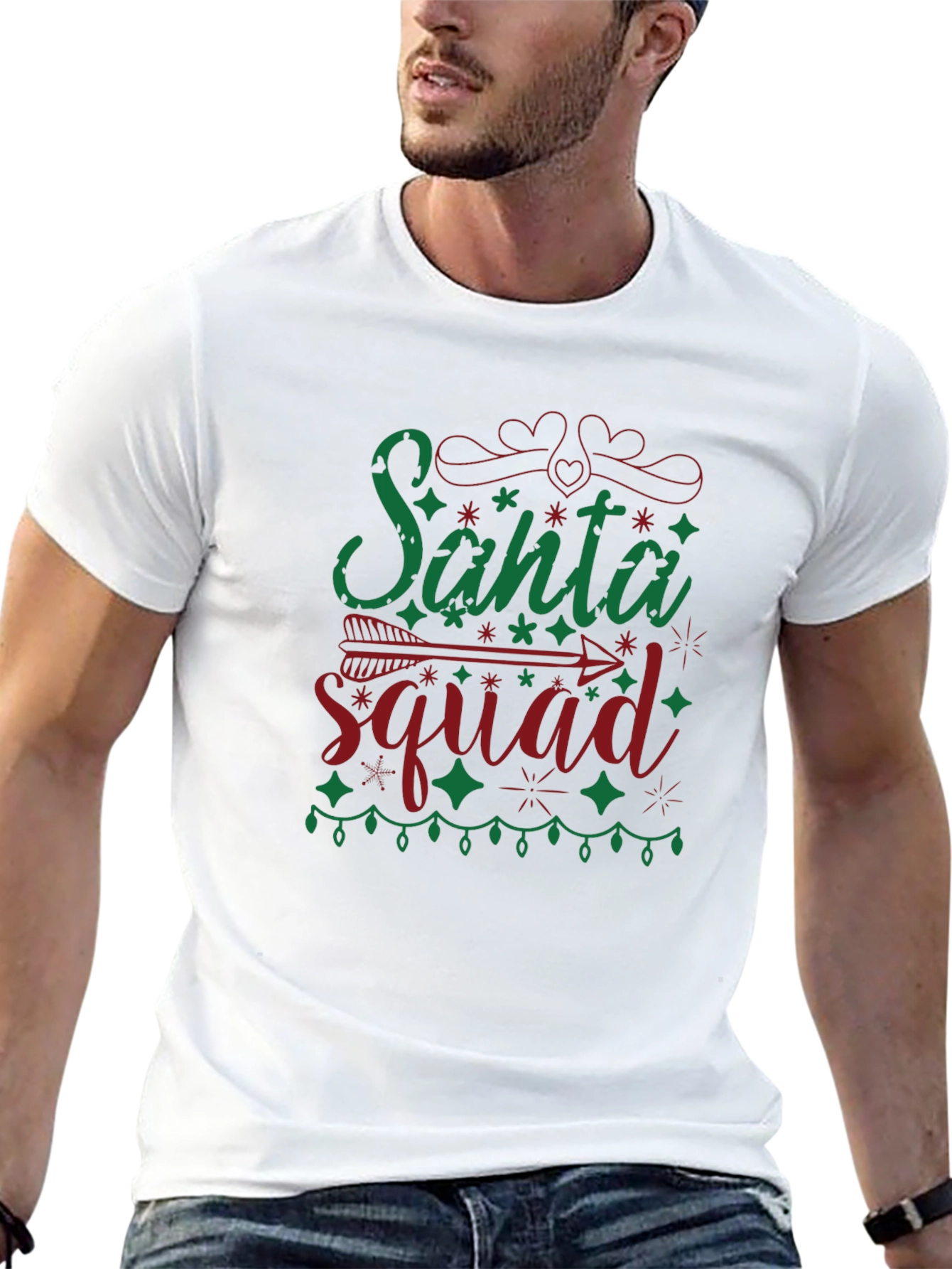 Santa Squad Holiday T-Shirt - Unisex Crew Neck