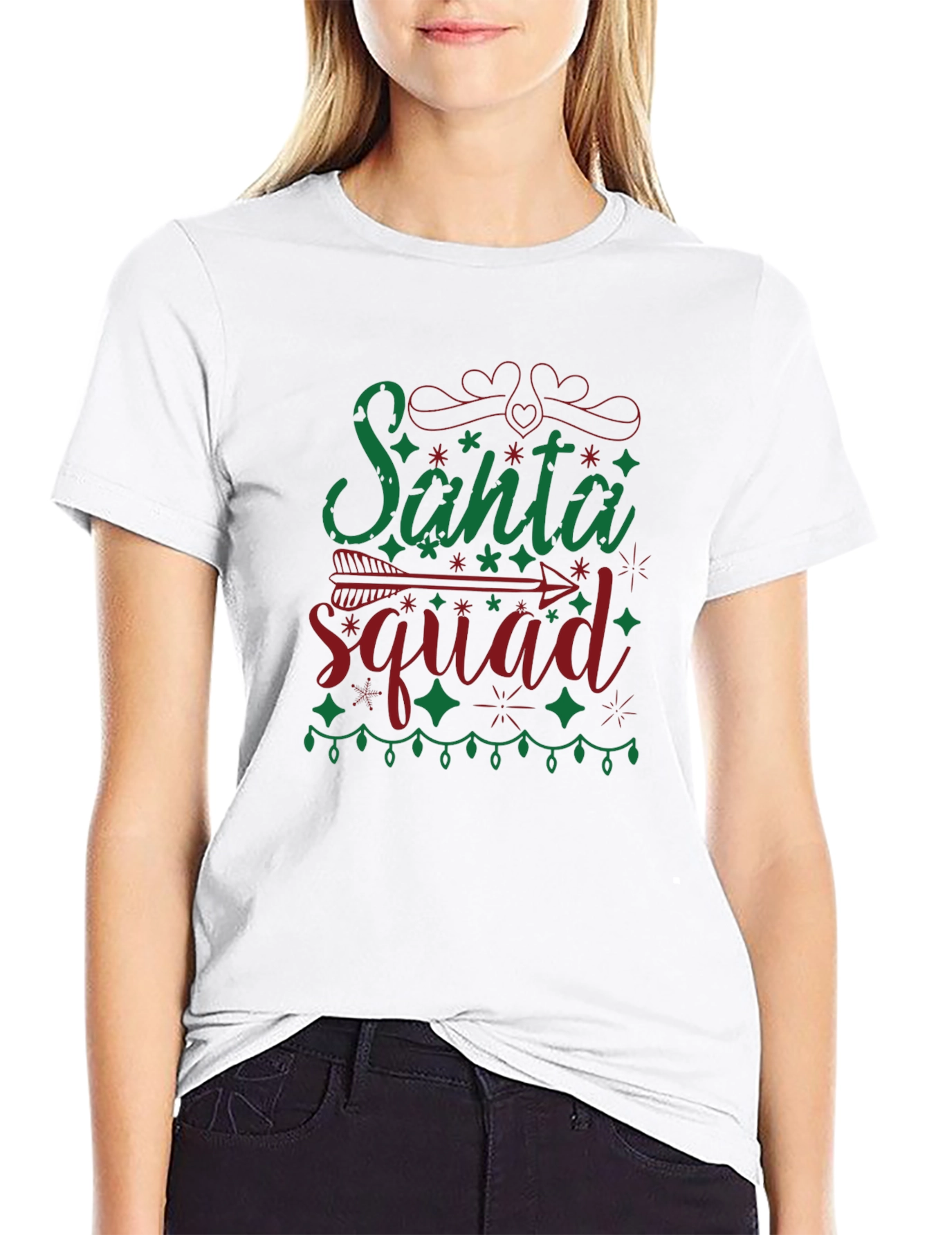 Santa Squad Holiday T-Shirt - Unisex Crew Neck