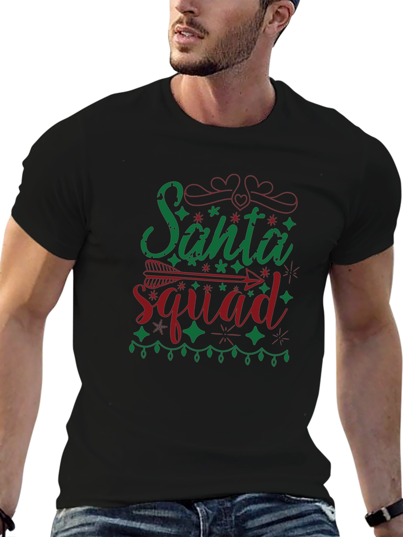 Santa Squad Holiday T-Shirt - Unisex Crew Neck