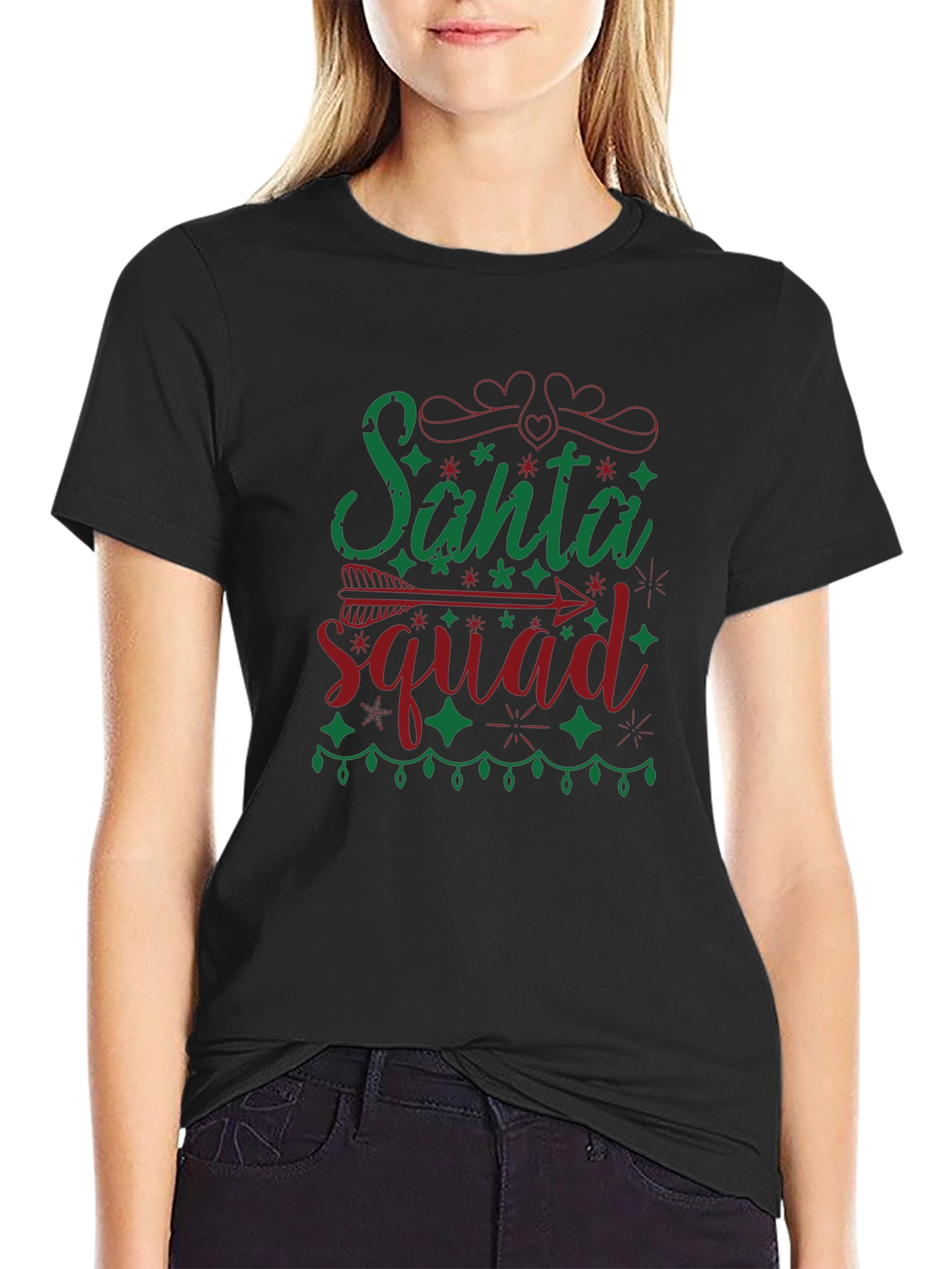 Santa Squad Holiday T-Shirt - Unisex Crew Neck
