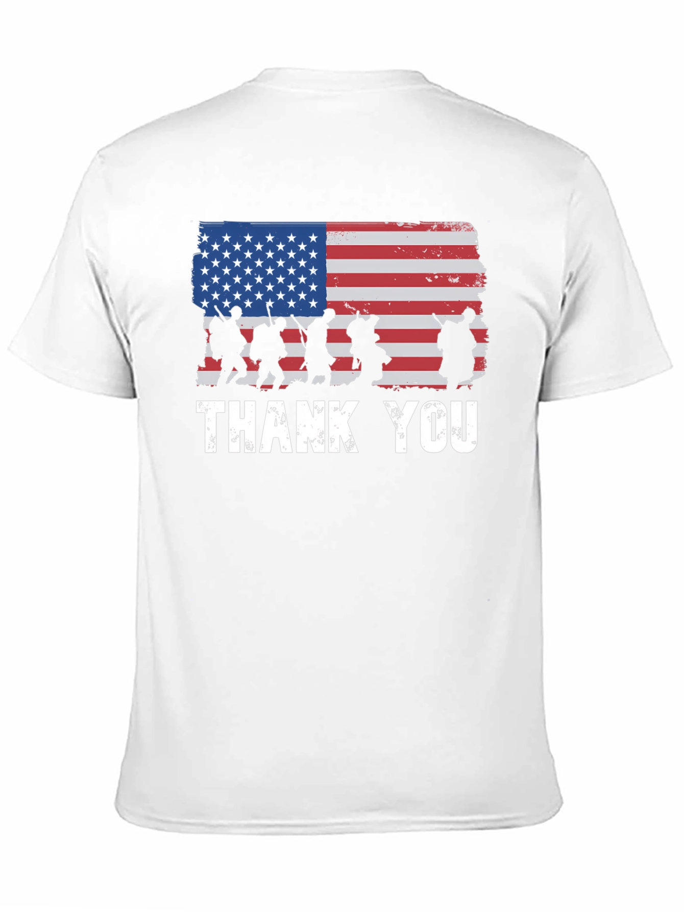 Thank You Military USA Flag T-Shirt