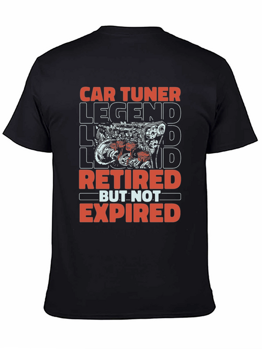 Car Tuner Legend Retired Graphic T-Shirt