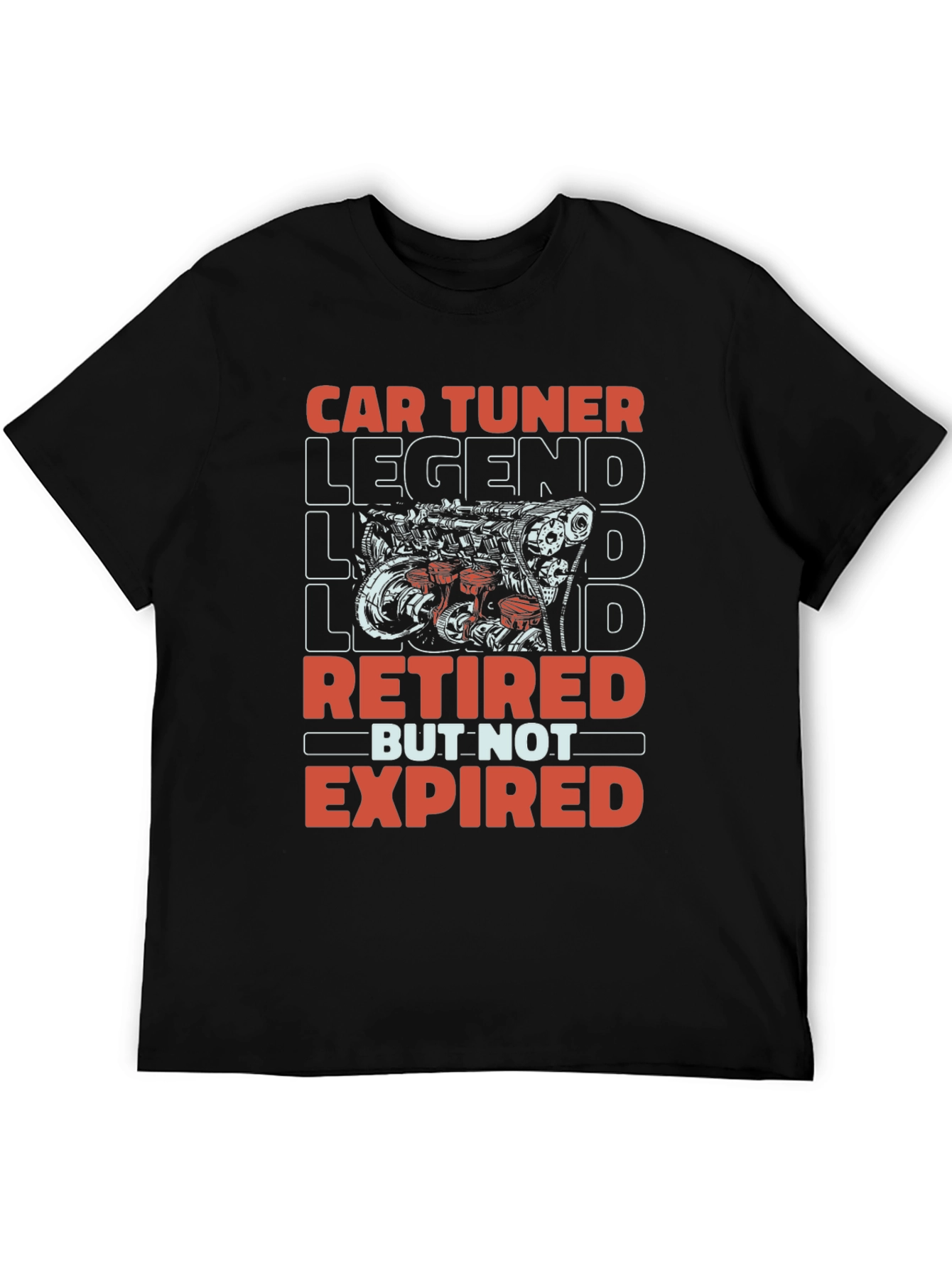 Car Tuner Legend Retired Graphic T-Shirt