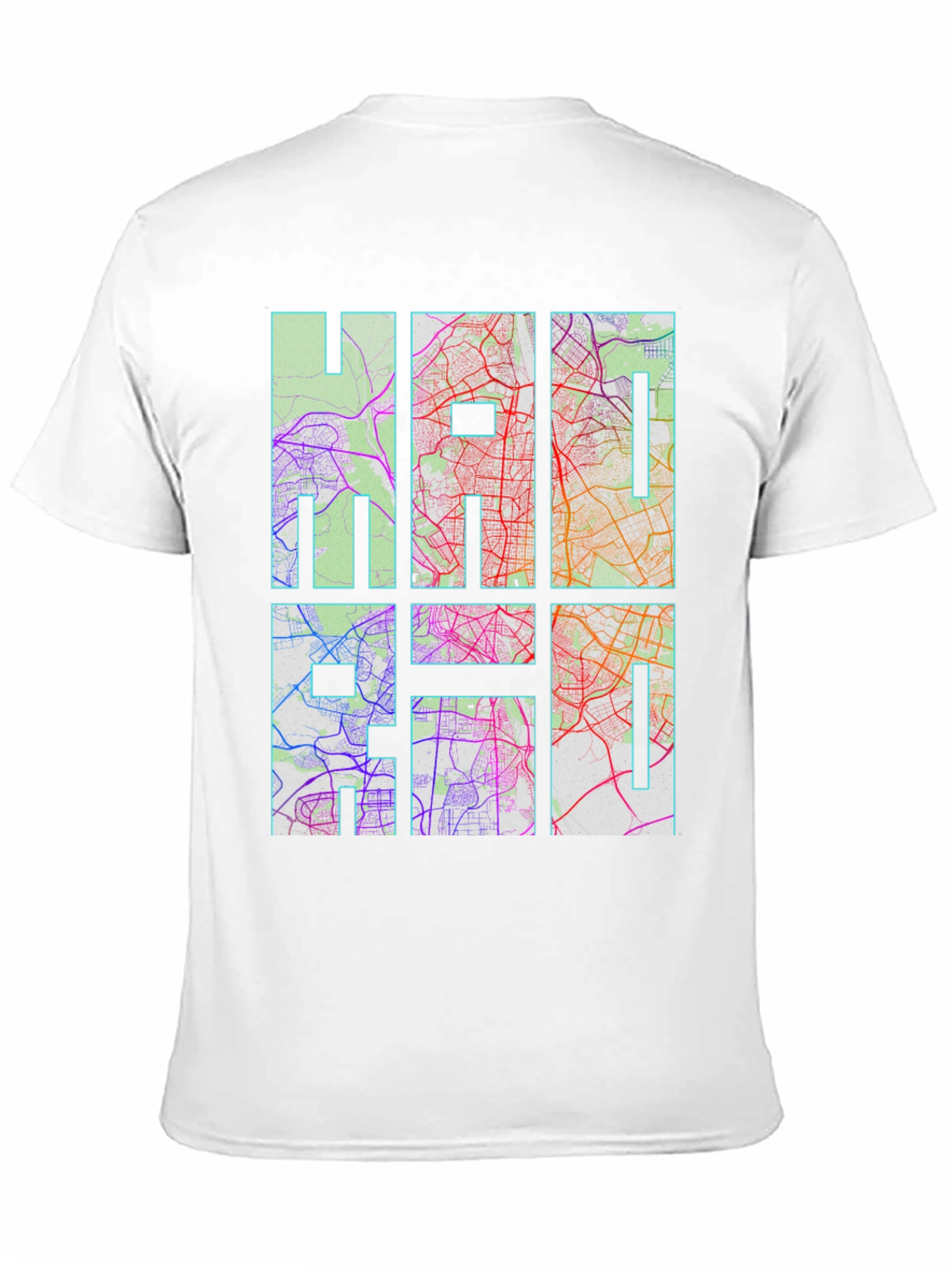 HAI Graphic Map Print Black T-Shirt