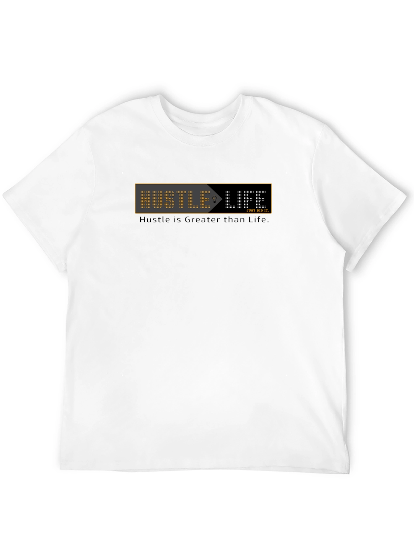 Hustle Life Graphic Black Tee