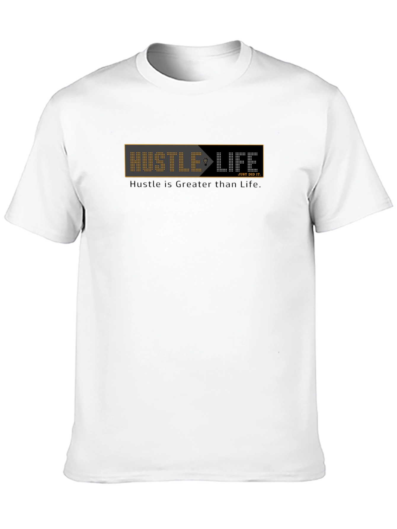 Hustle Life Graphic Black Tee
