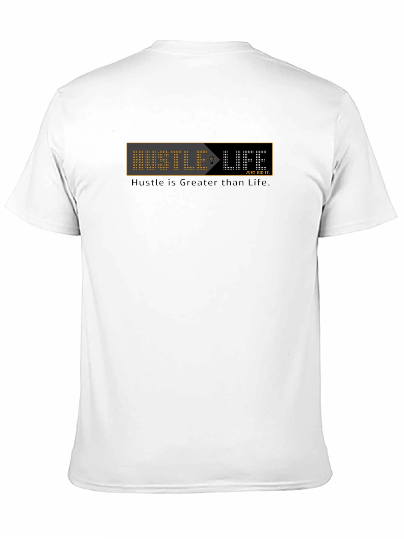 Hustle Life Graphic Black Tee