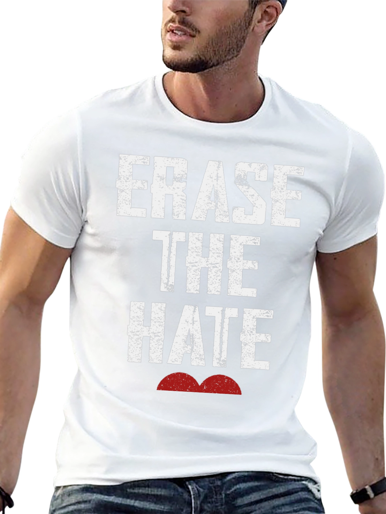 Erase The Hate Graphic T-Shirt
