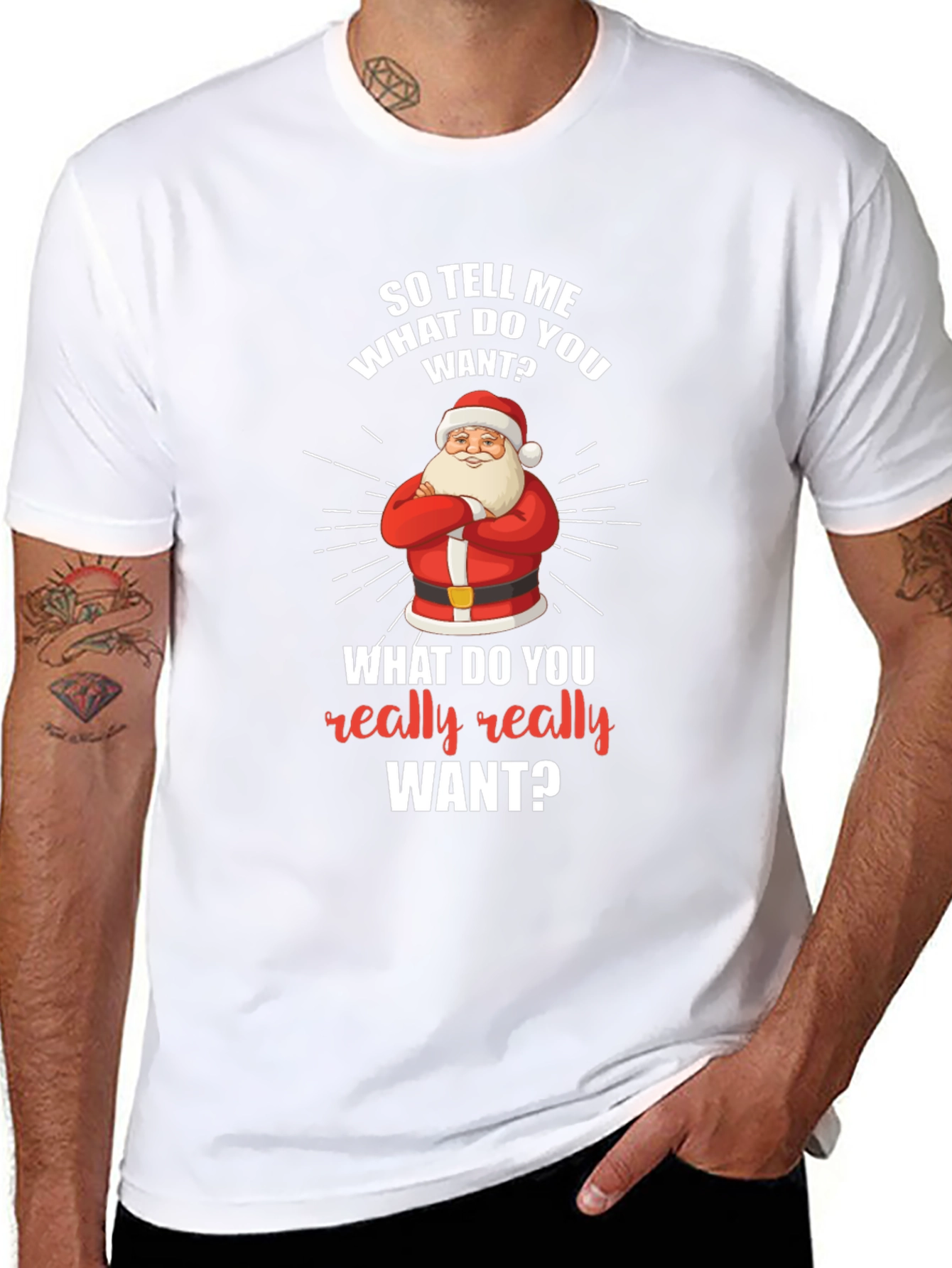 Funny Christmas Santa T-Shirt