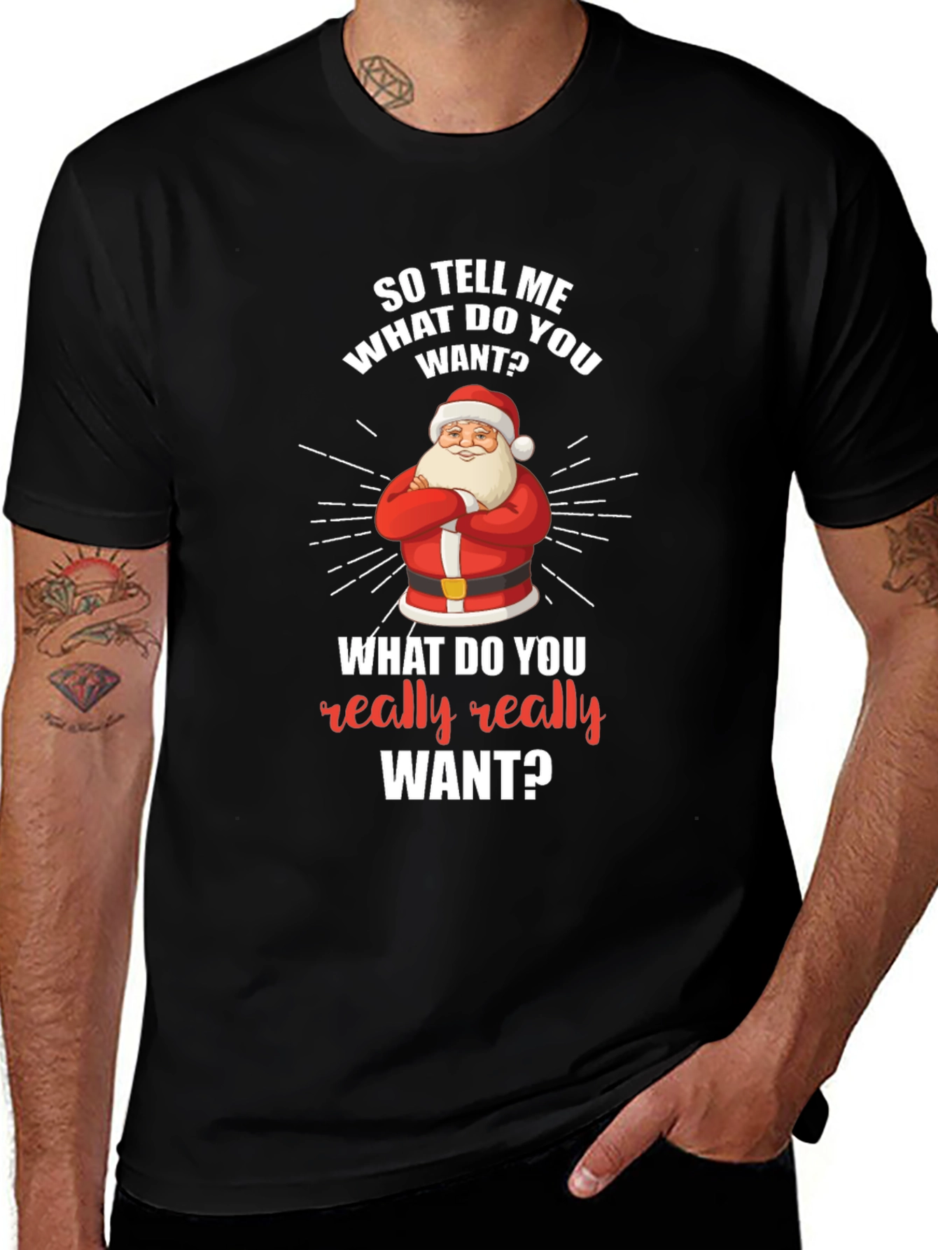 Funny Christmas Santa T-Shirt