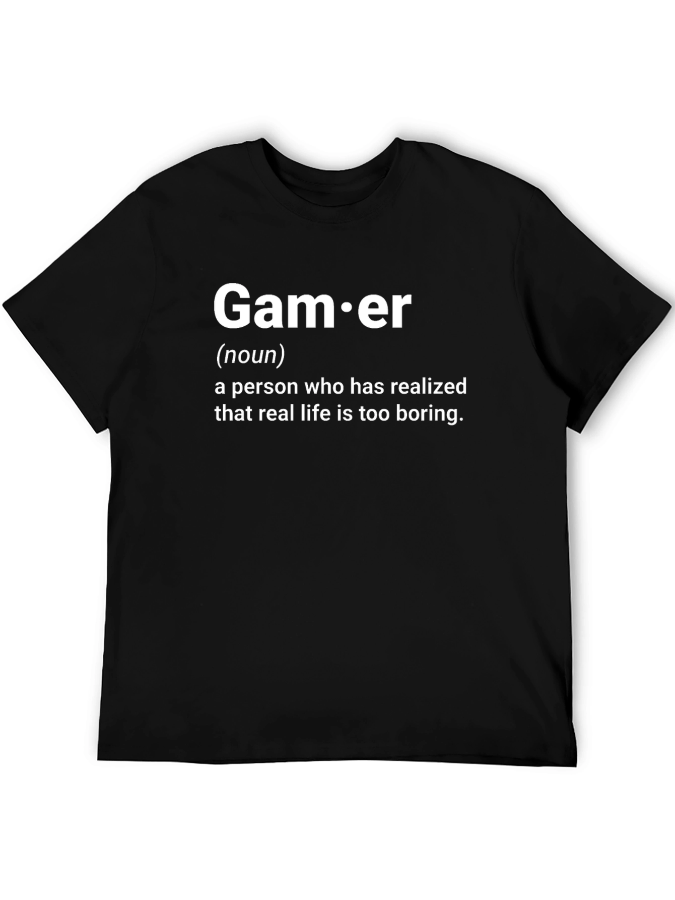 Gamer Definition T-Shirt - Funny Gaming Tee