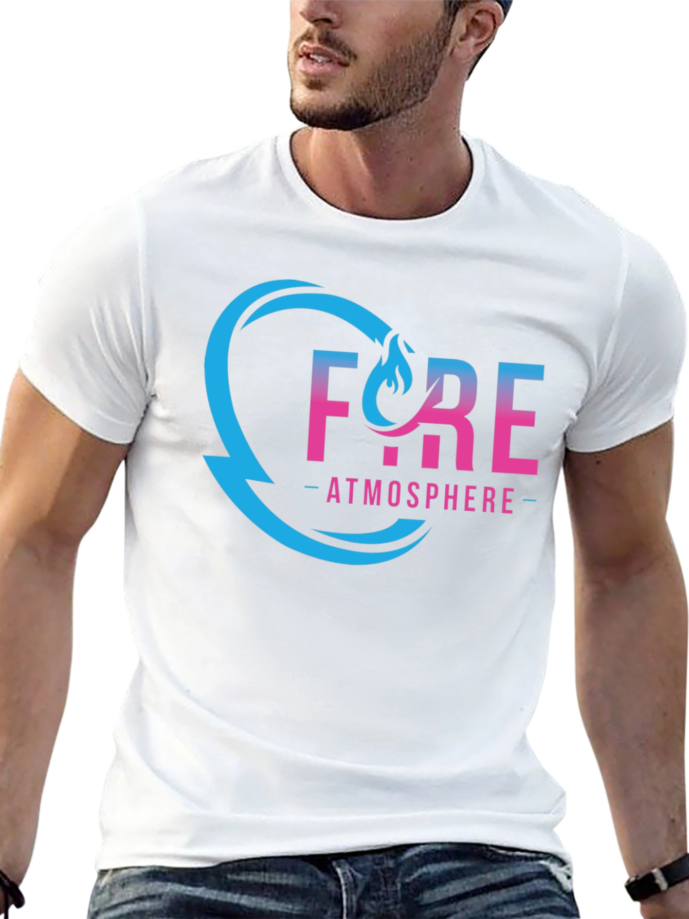 Fyre Atmosphere Black Graphic Tee
