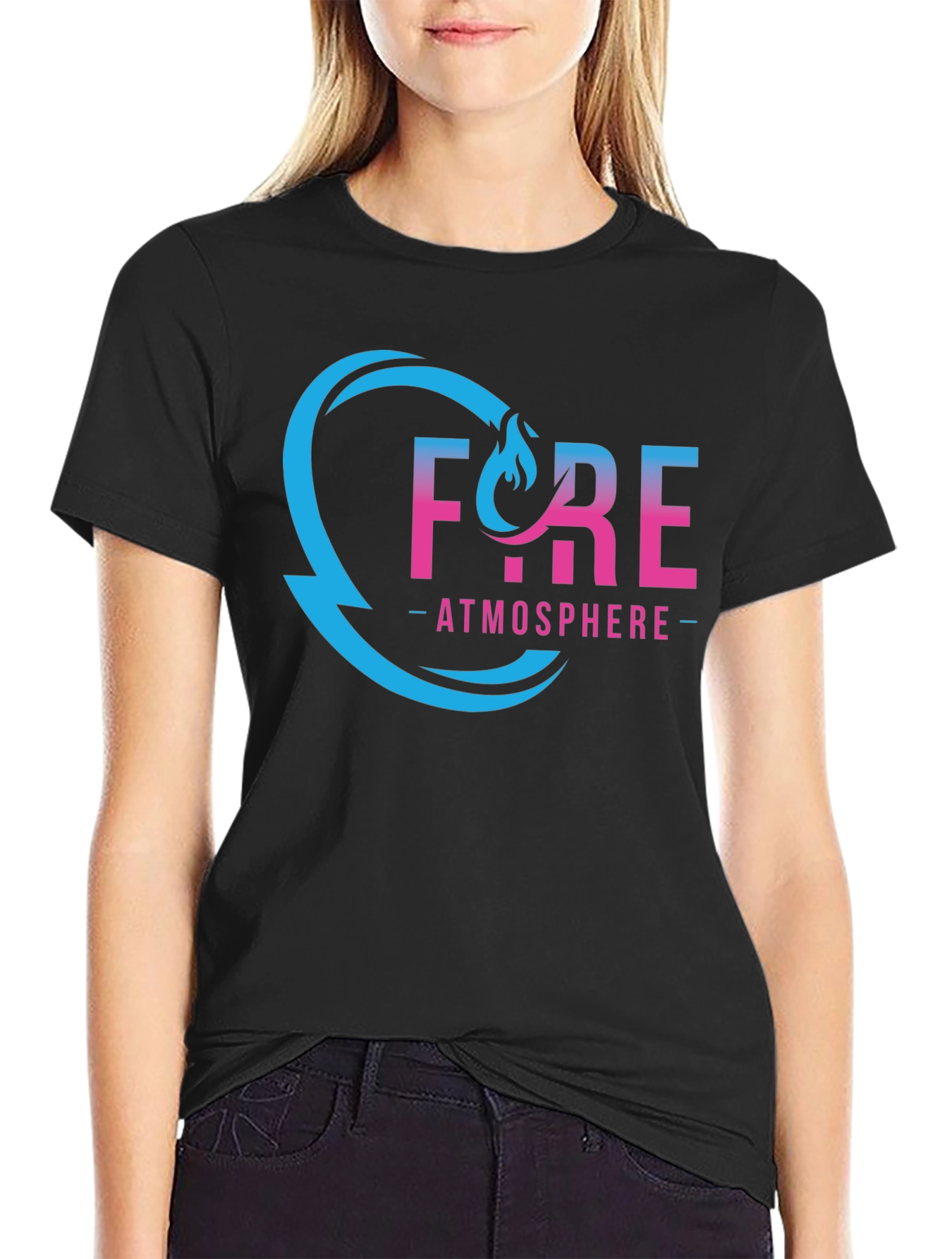 Fyre Atmosphere Black Graphic Tee