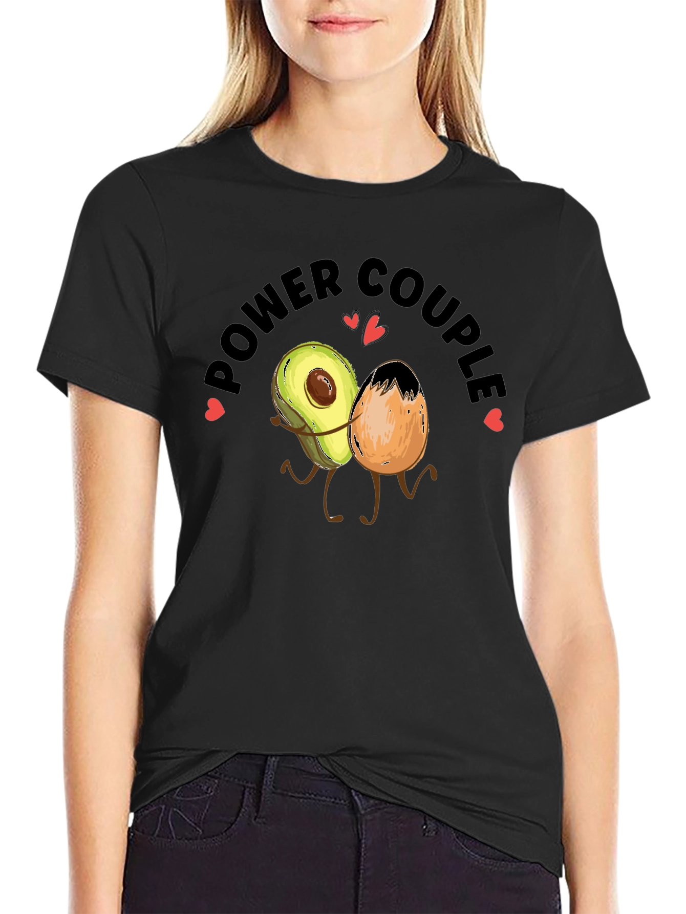 Power Couple Avocado & Egg Graphic Tee
