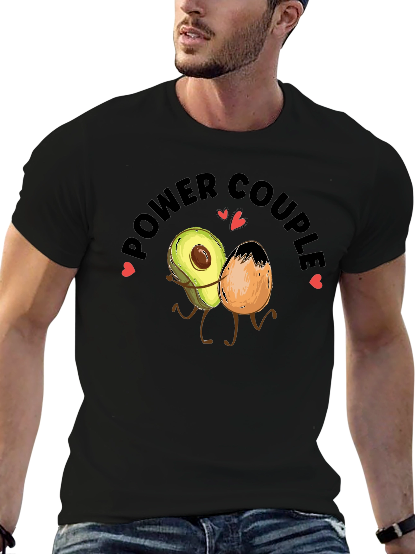 Power Couple Avocado & Egg Graphic Tee