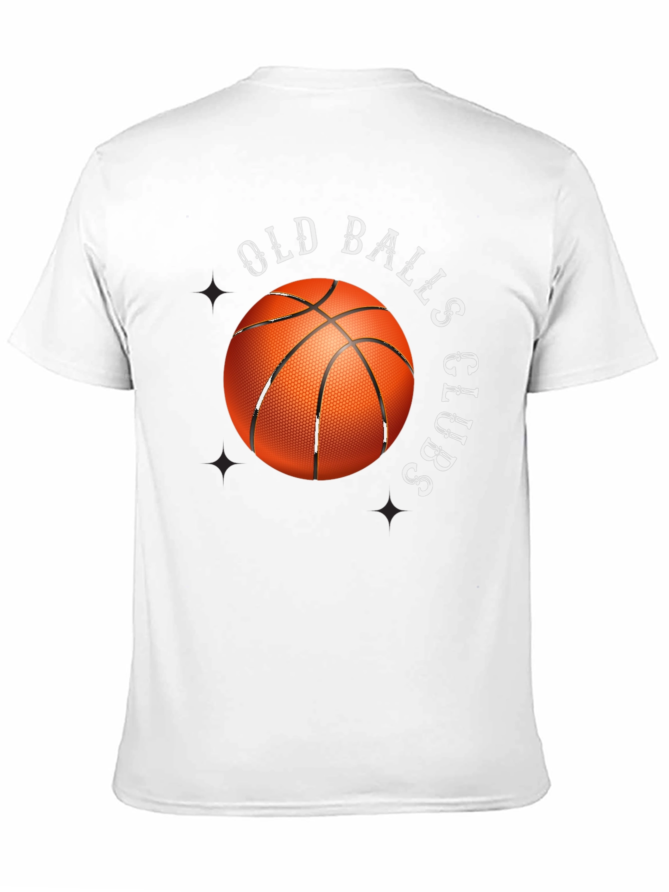 Old Balls Club Basketball Graphic T-Shirt