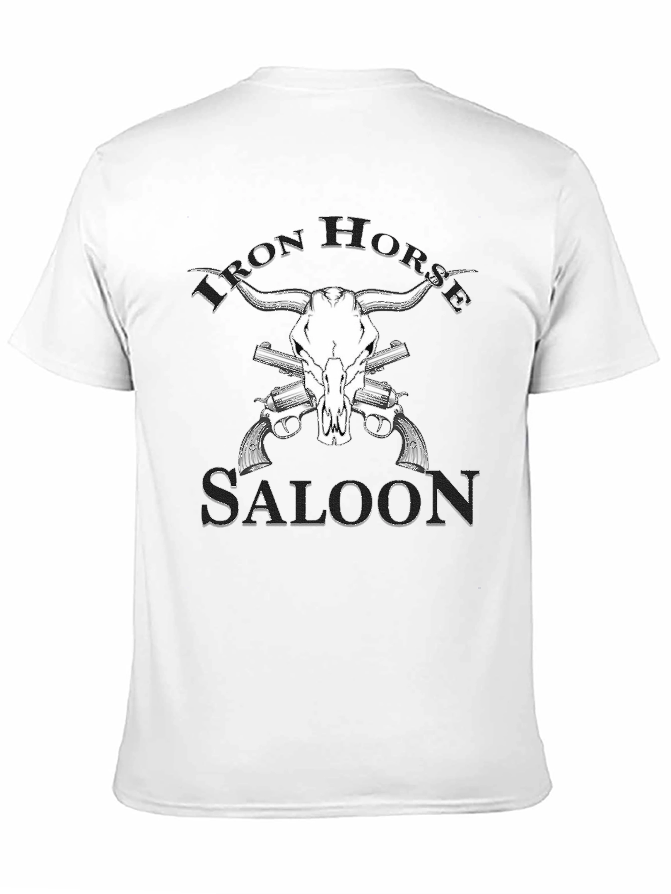 Iron Horse Saloon Graphic T-Shirt - Western Design