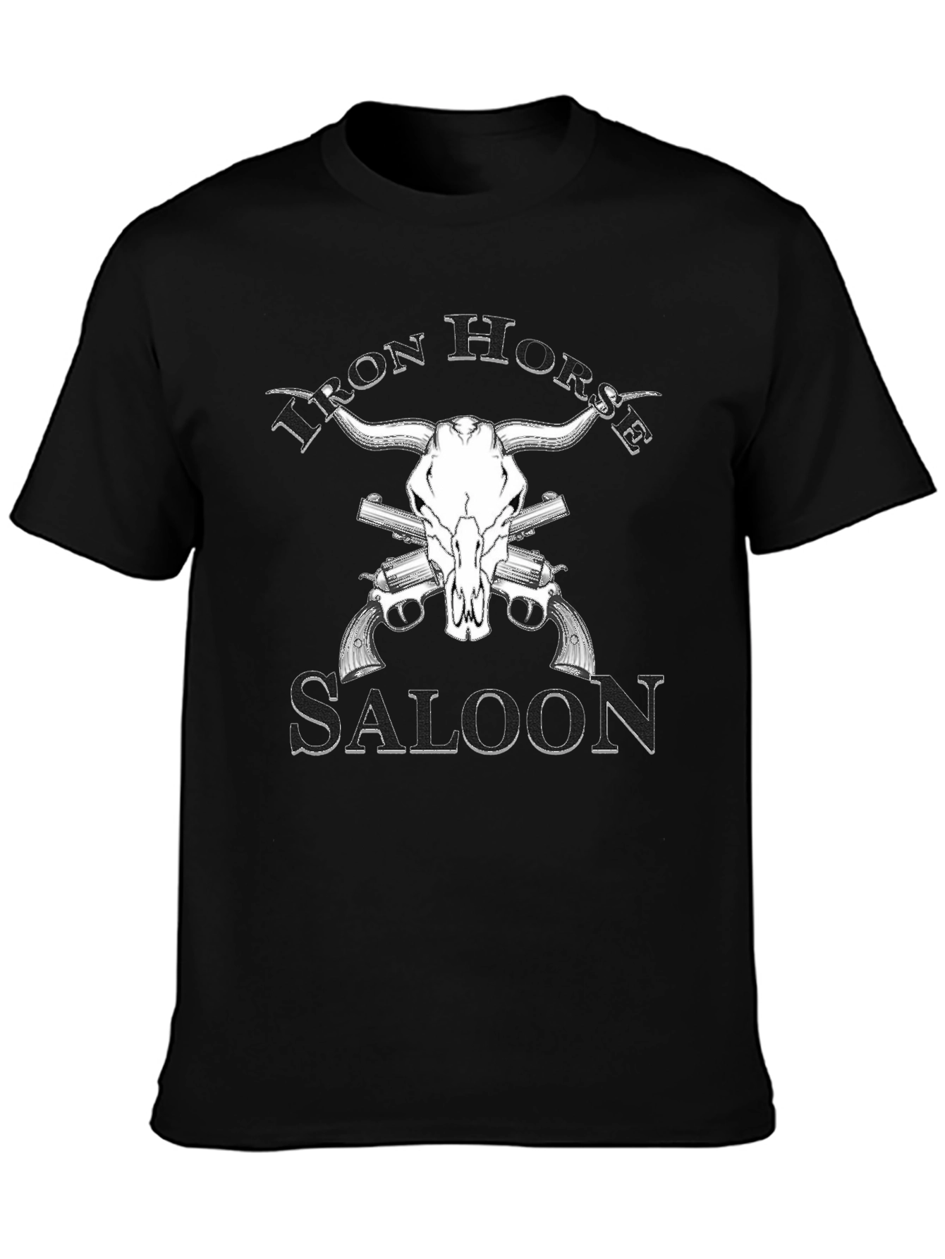 Iron Horse Saloon Graphic T-Shirt - Western Design