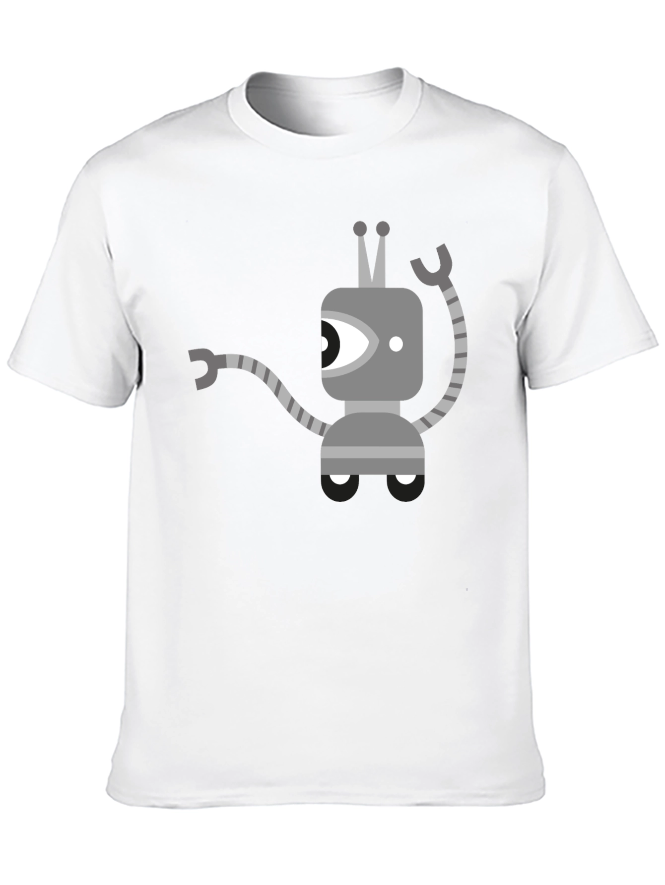 Robot Graphic Black T-Shirt