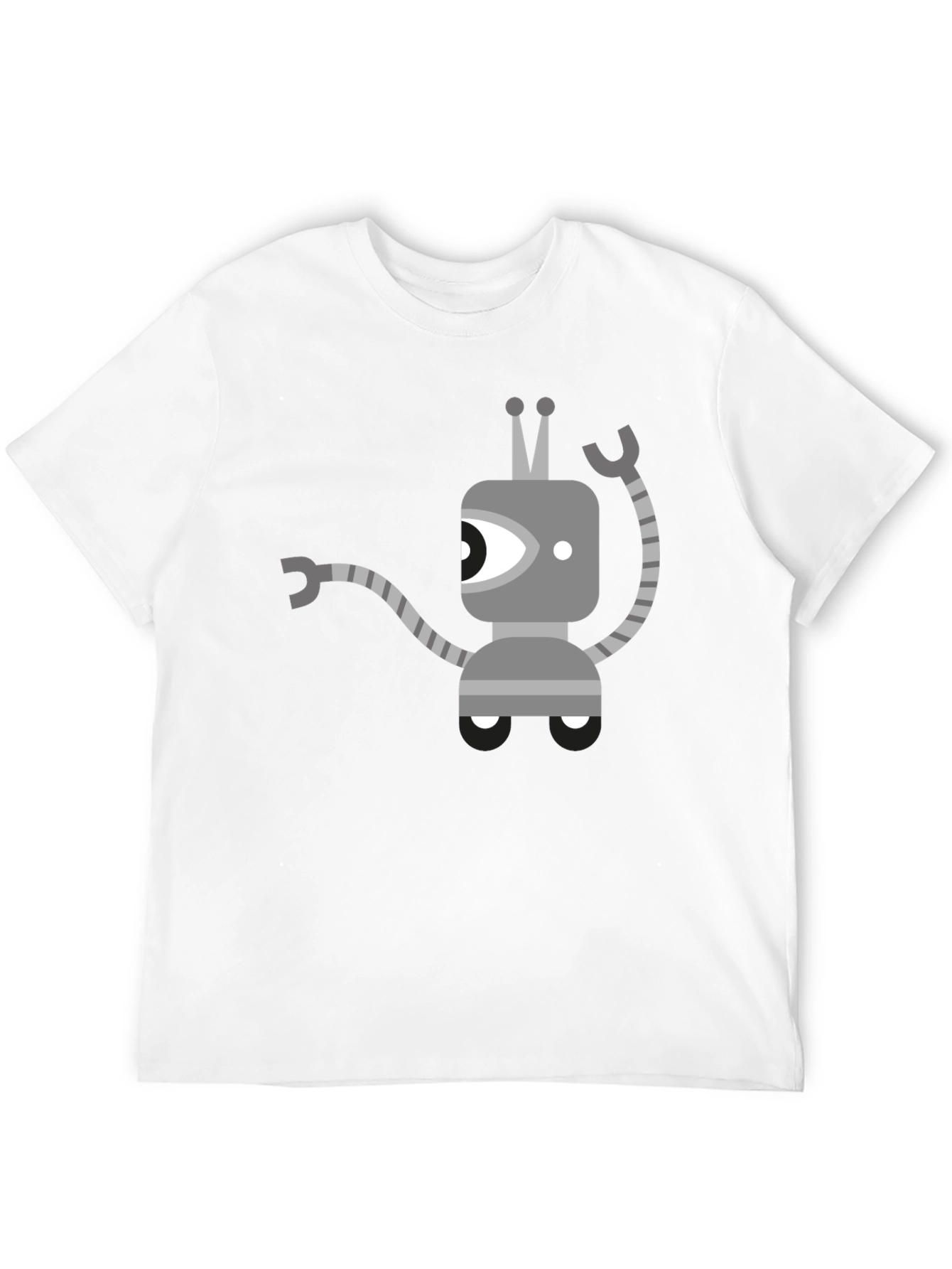 Robot Graphic Black T-Shirt