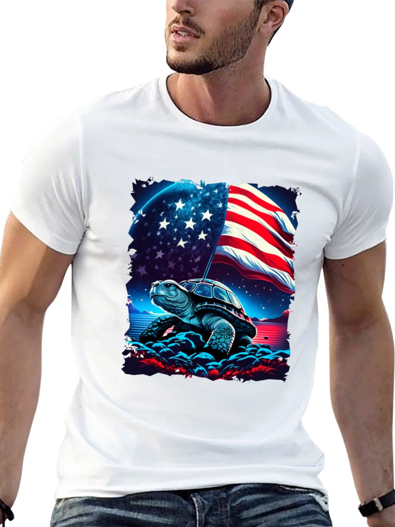 Patriotic Turtle T-Shirt
