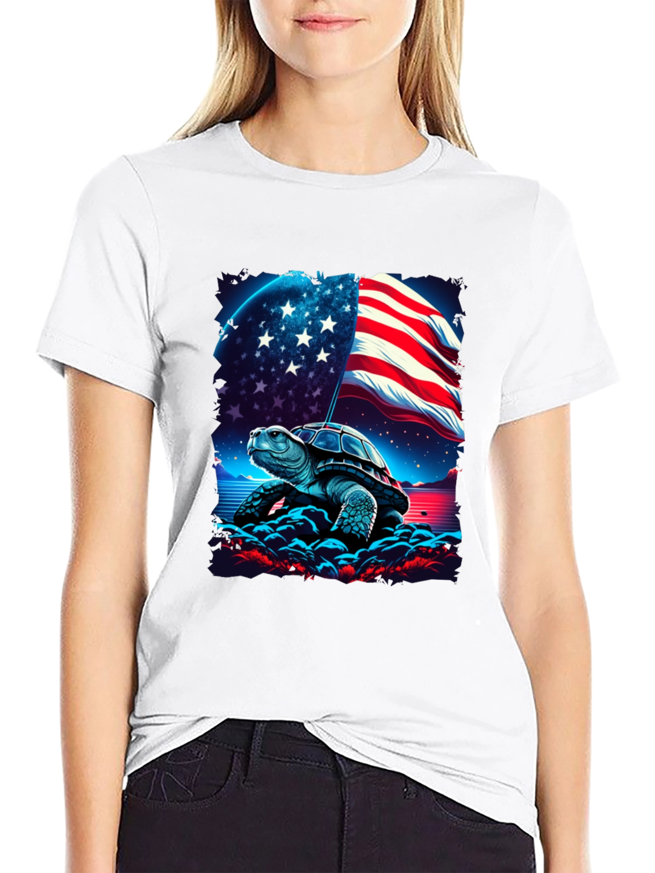 Patriotic Turtle T-Shirt
