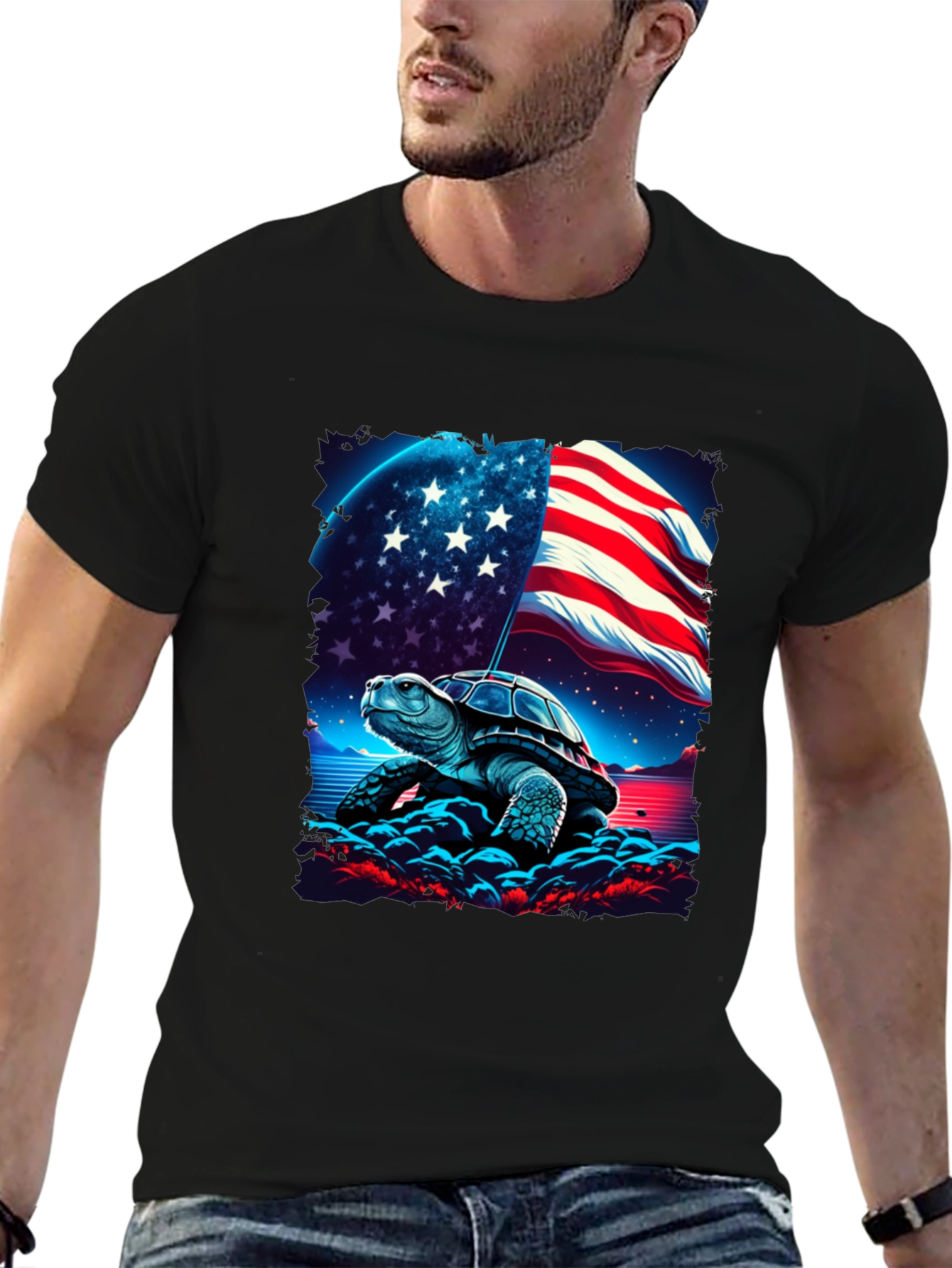 Patriotic Turtle T-Shirt