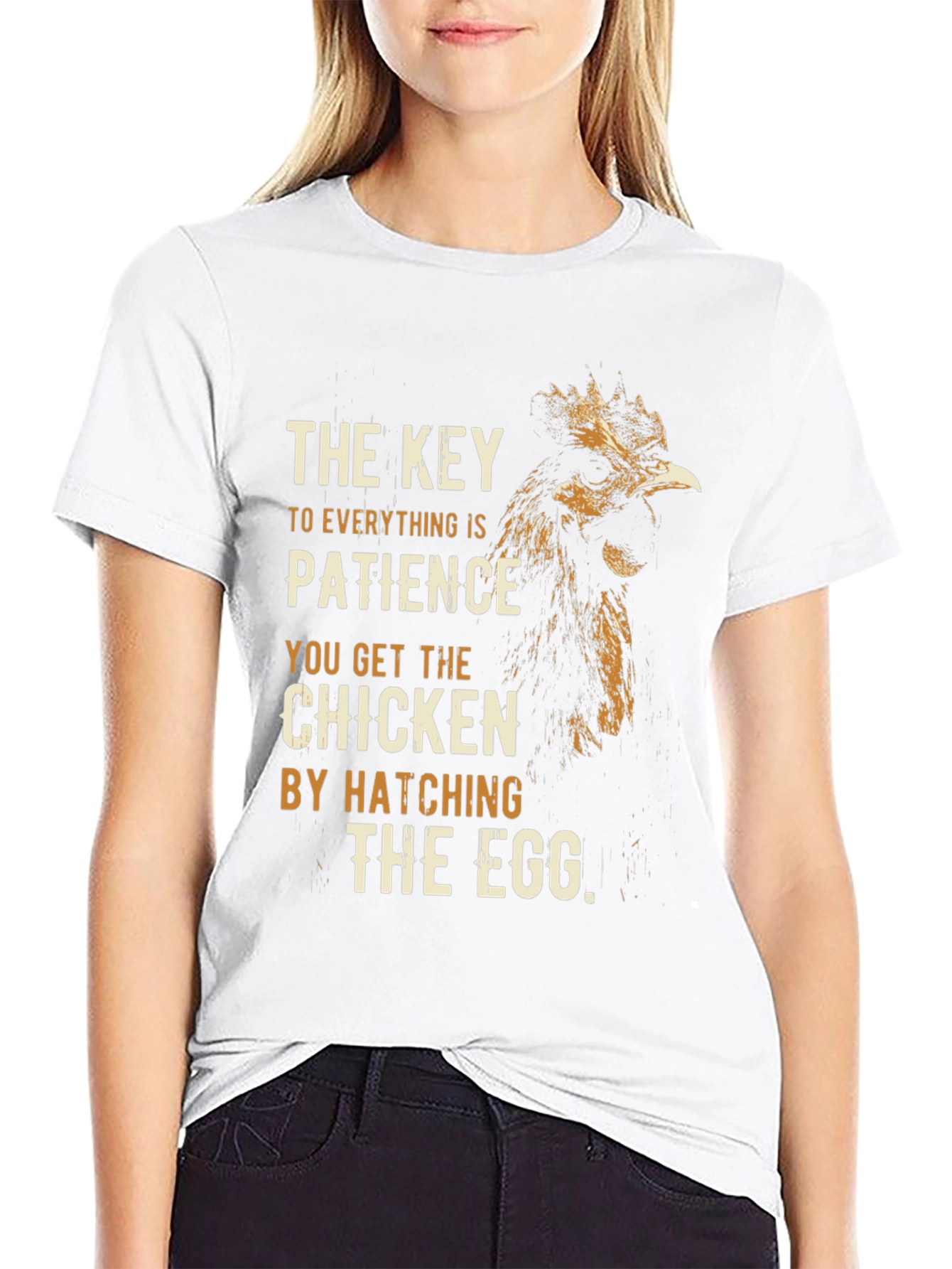 Patience Chicken Hatching T-Shirt
