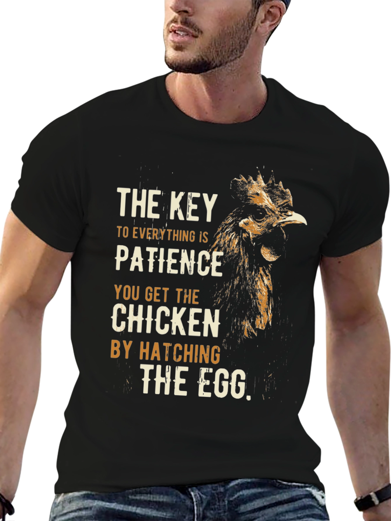 Patience Chicken Hatching T-Shirt