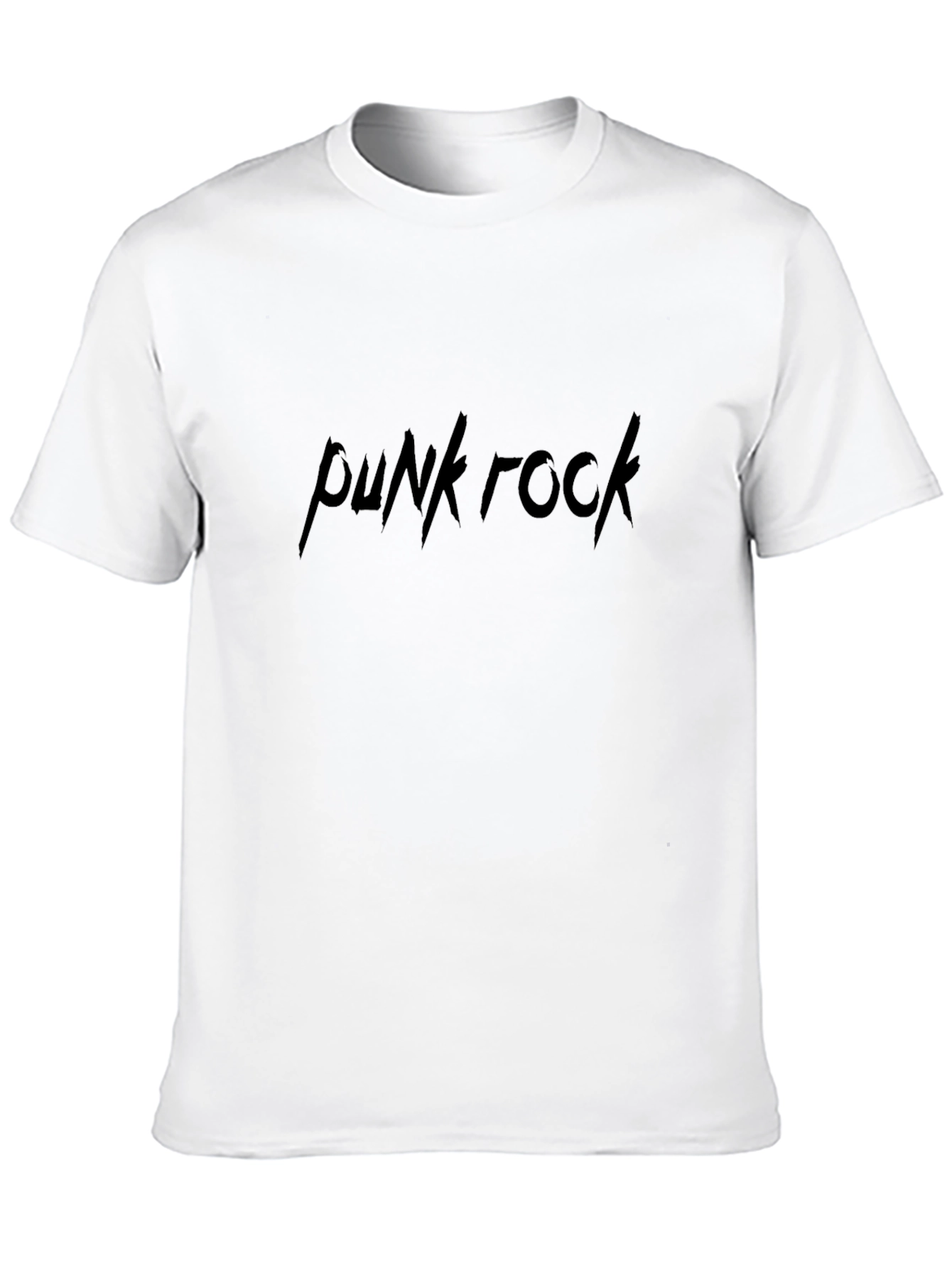 Punk Rock Black T-Shirt - Edgy & Stylish