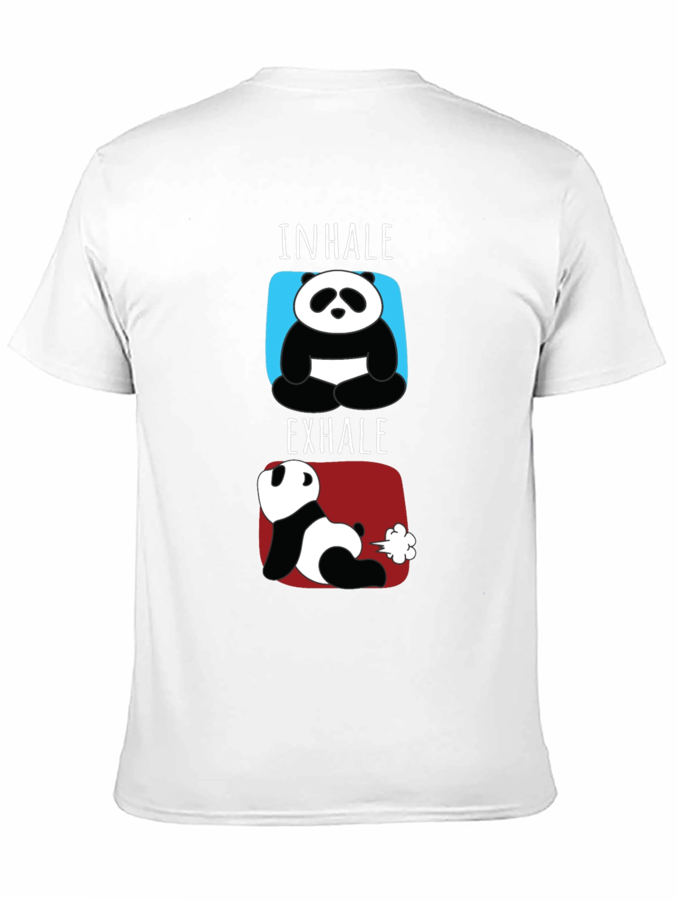 Inhale Exhale Funny Panda T-Shirt