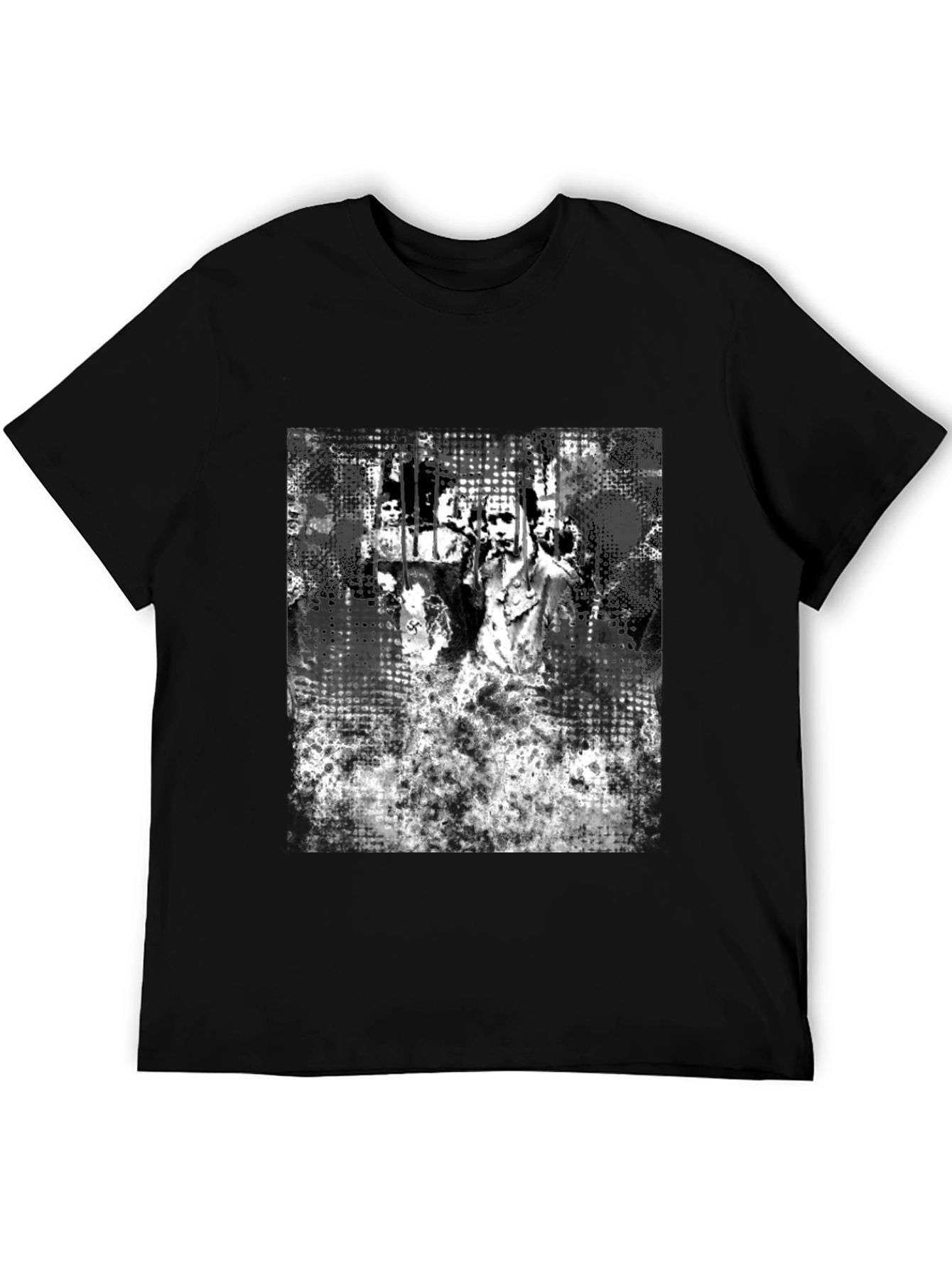 Edgy Black Graphic Tee