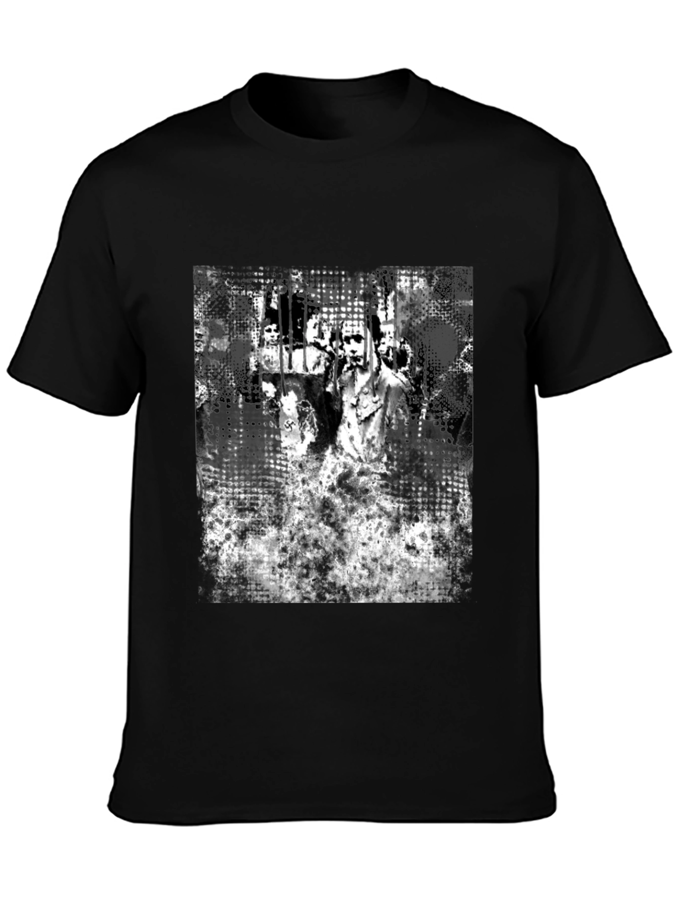 Edgy Black Graphic Tee