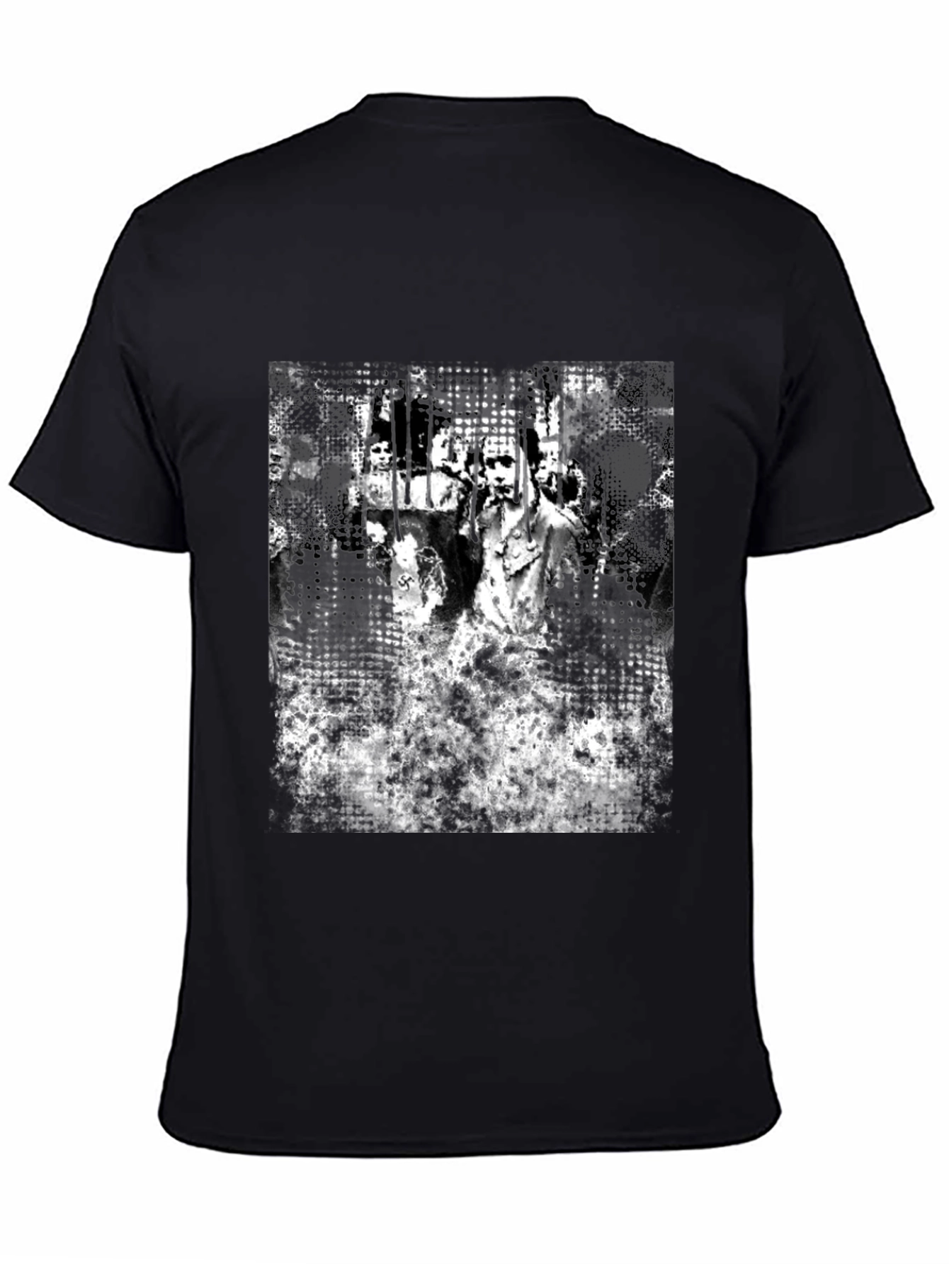 Edgy Black Graphic Tee