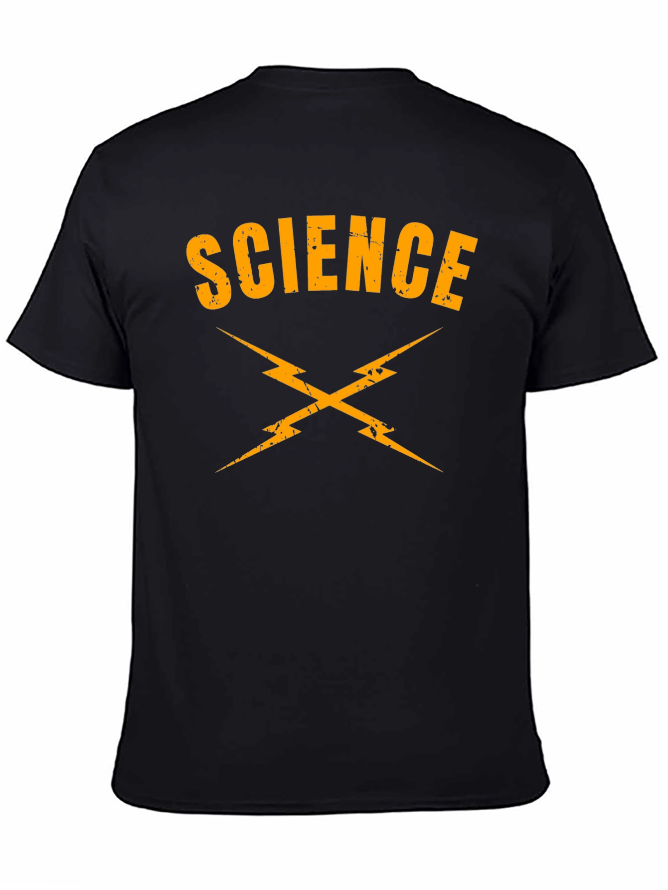 Science Lightning Bolt T-Shirt - Black