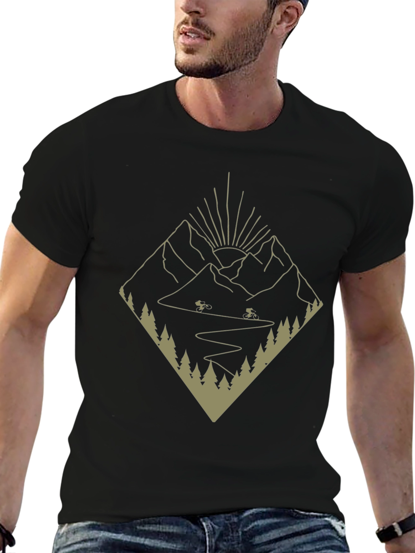 Mountain Biking Adventure Tee - Graphic T-Shirt