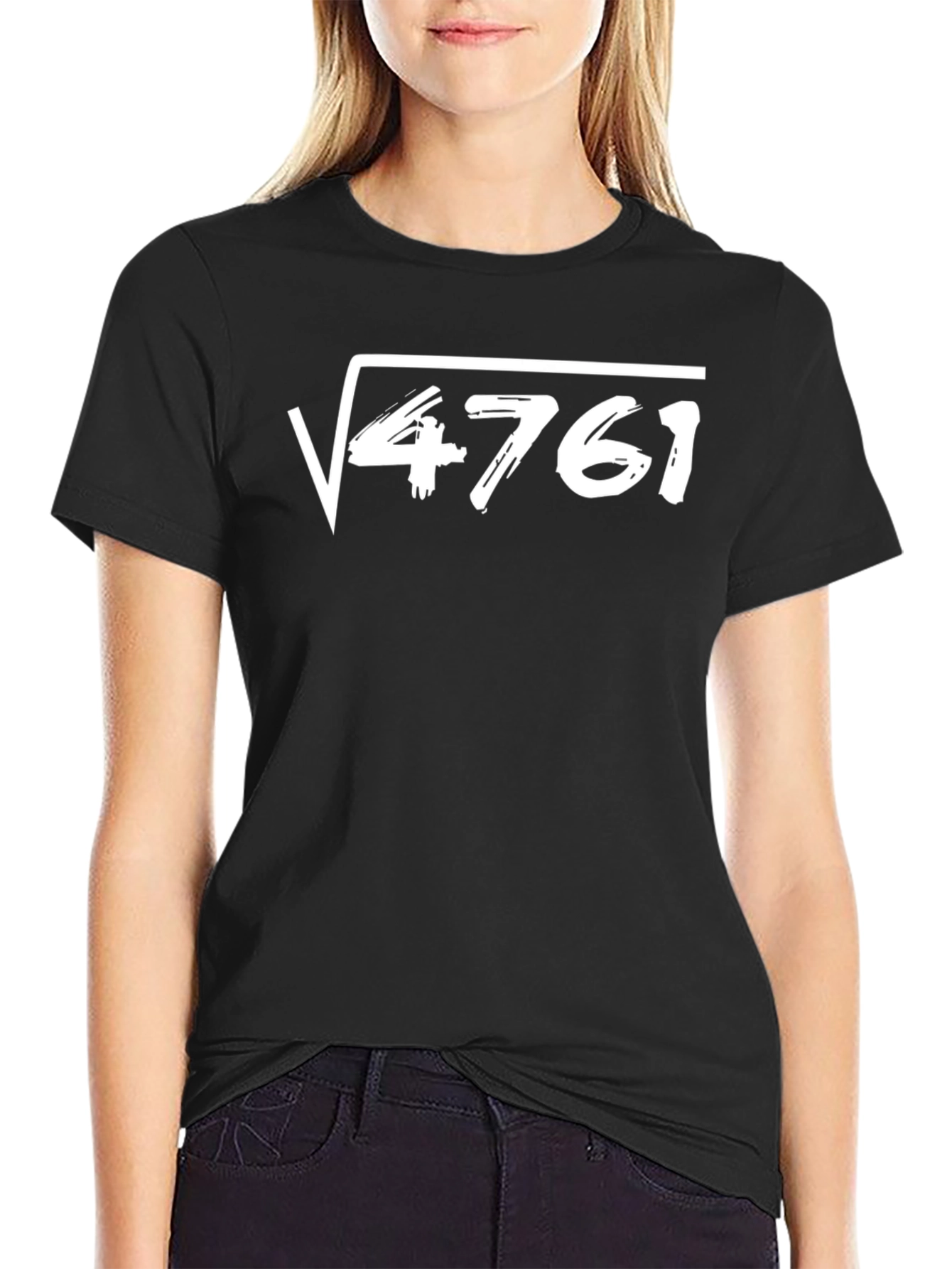 Square Root of 4761 Math Graphic Tee