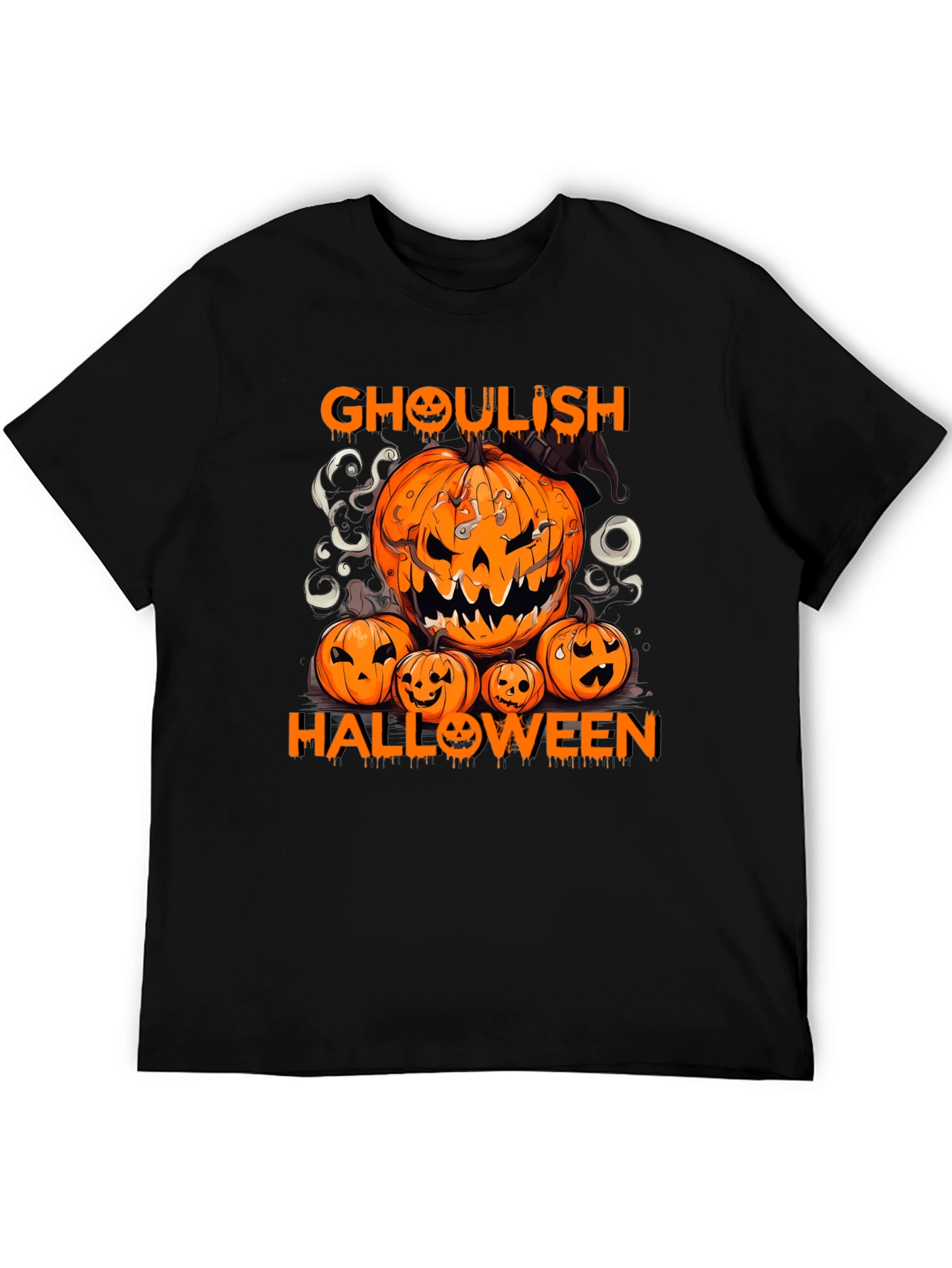 Ghoul Halloween Pumpkin T-Shirt
