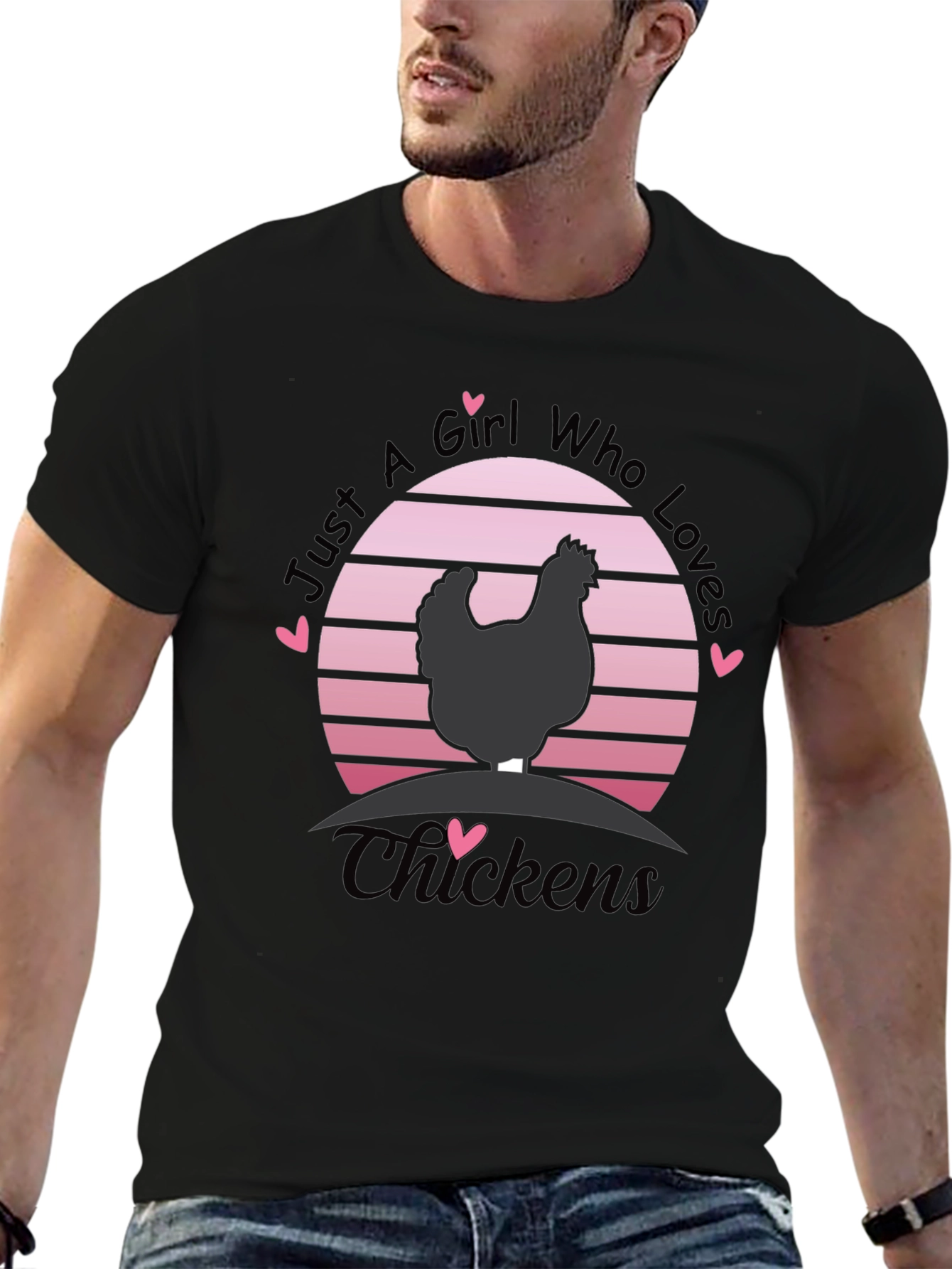 Just A Girl Who Loves Chickens T-Shirt