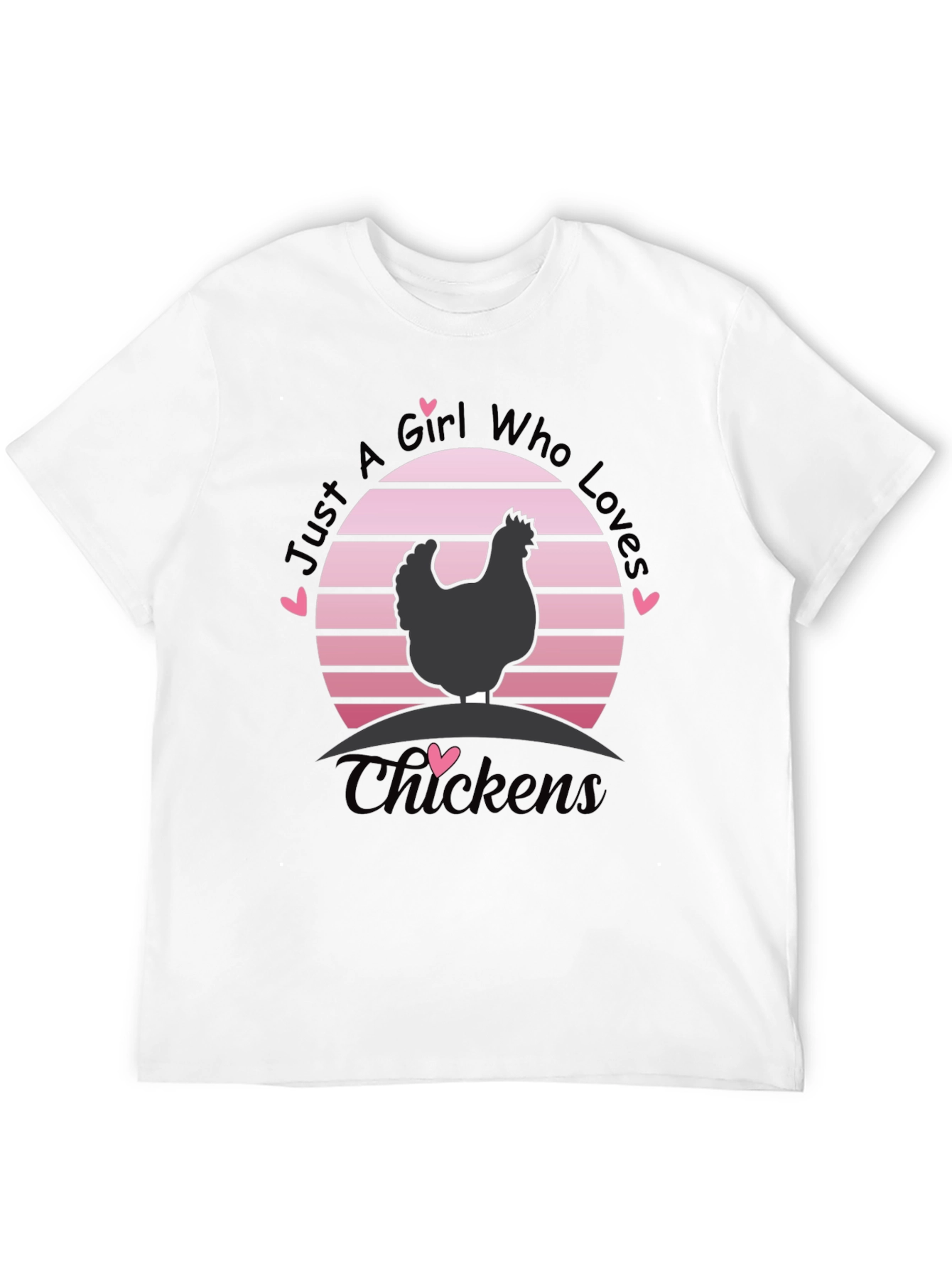 Just A Girl Who Loves Chickens T-Shirt