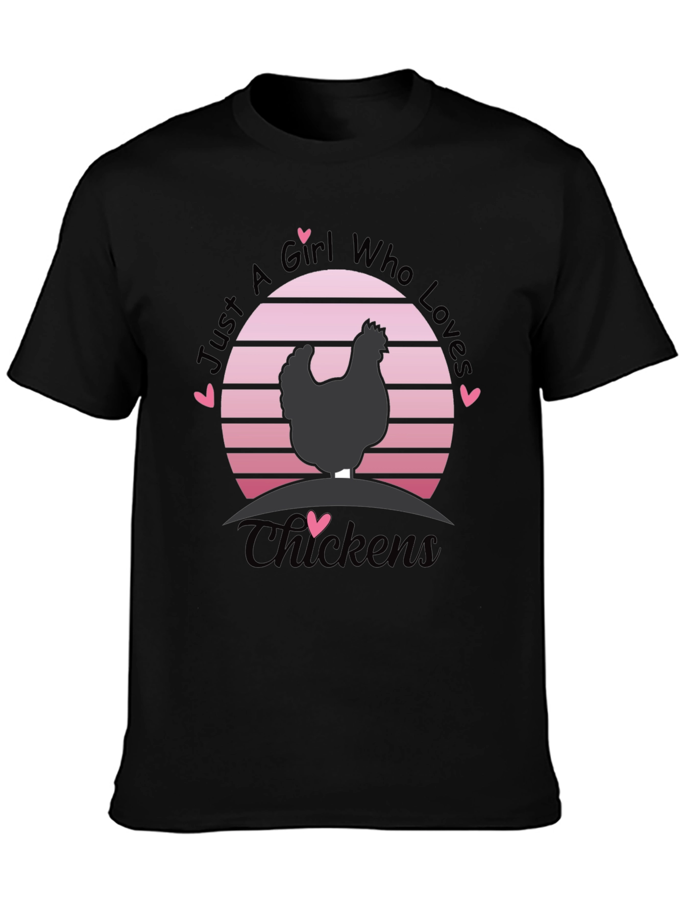 Just A Girl Who Loves Chickens T-Shirt