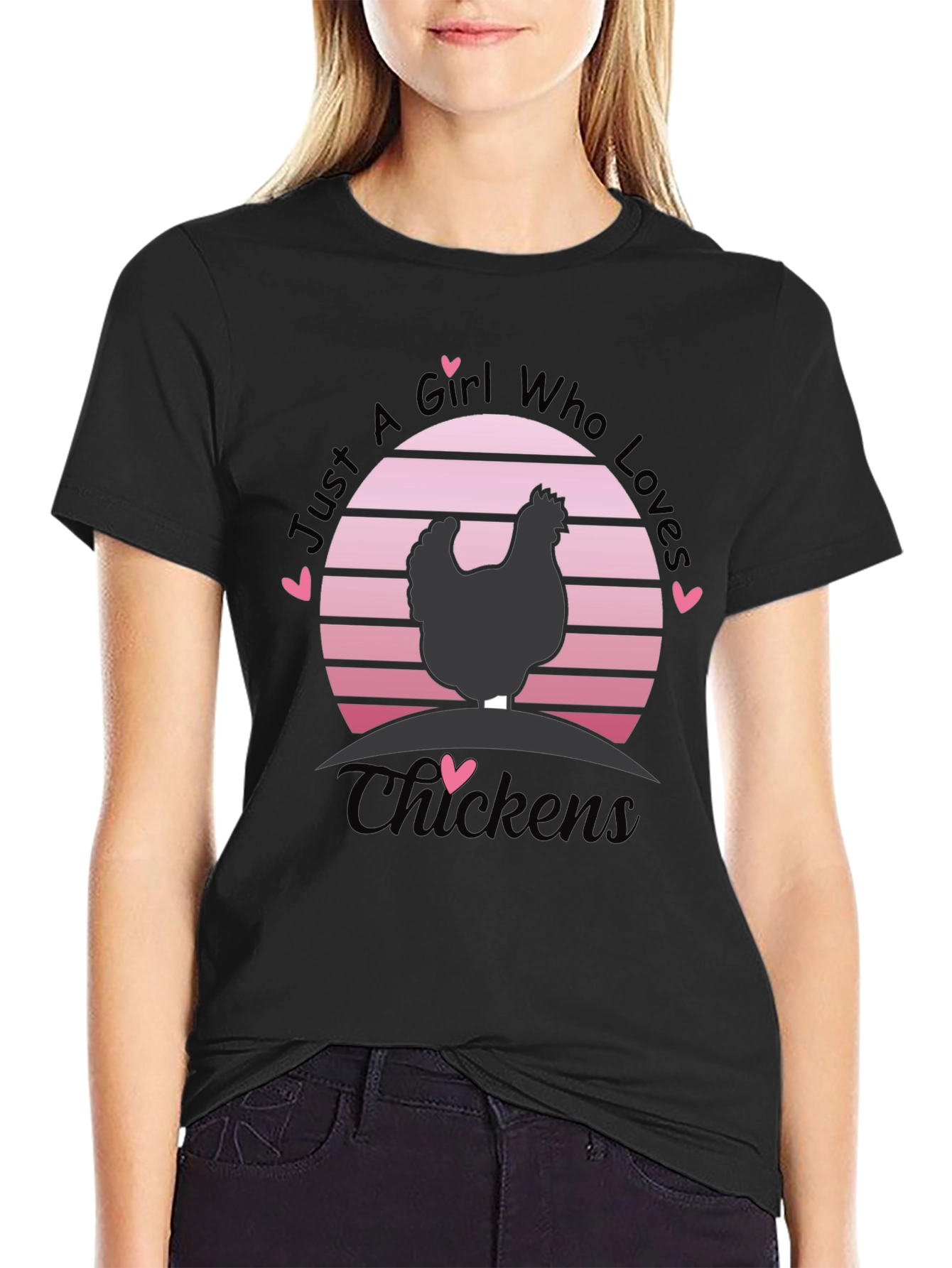 Just A Girl Who Loves Chickens T-Shirt