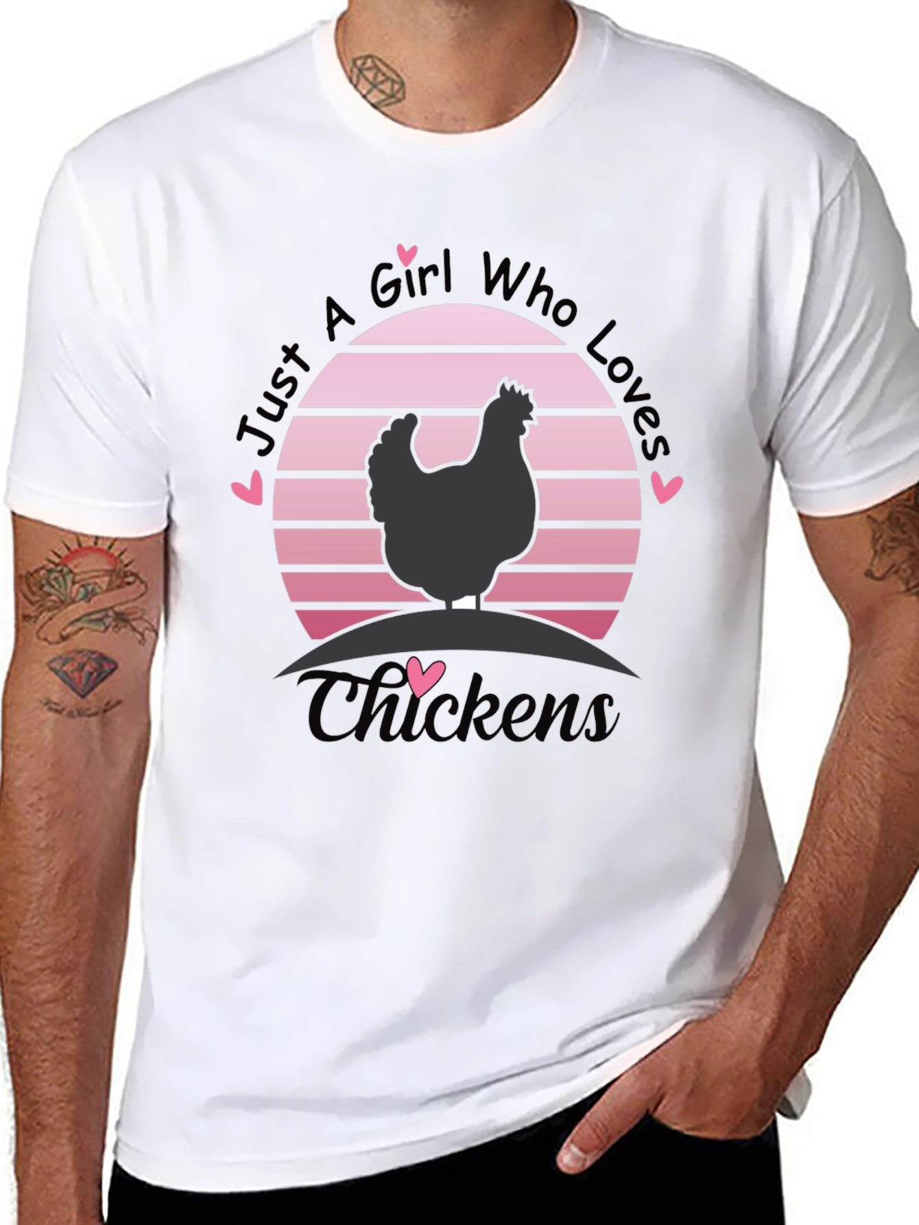 Just A Girl Who Loves Chickens T-Shirt