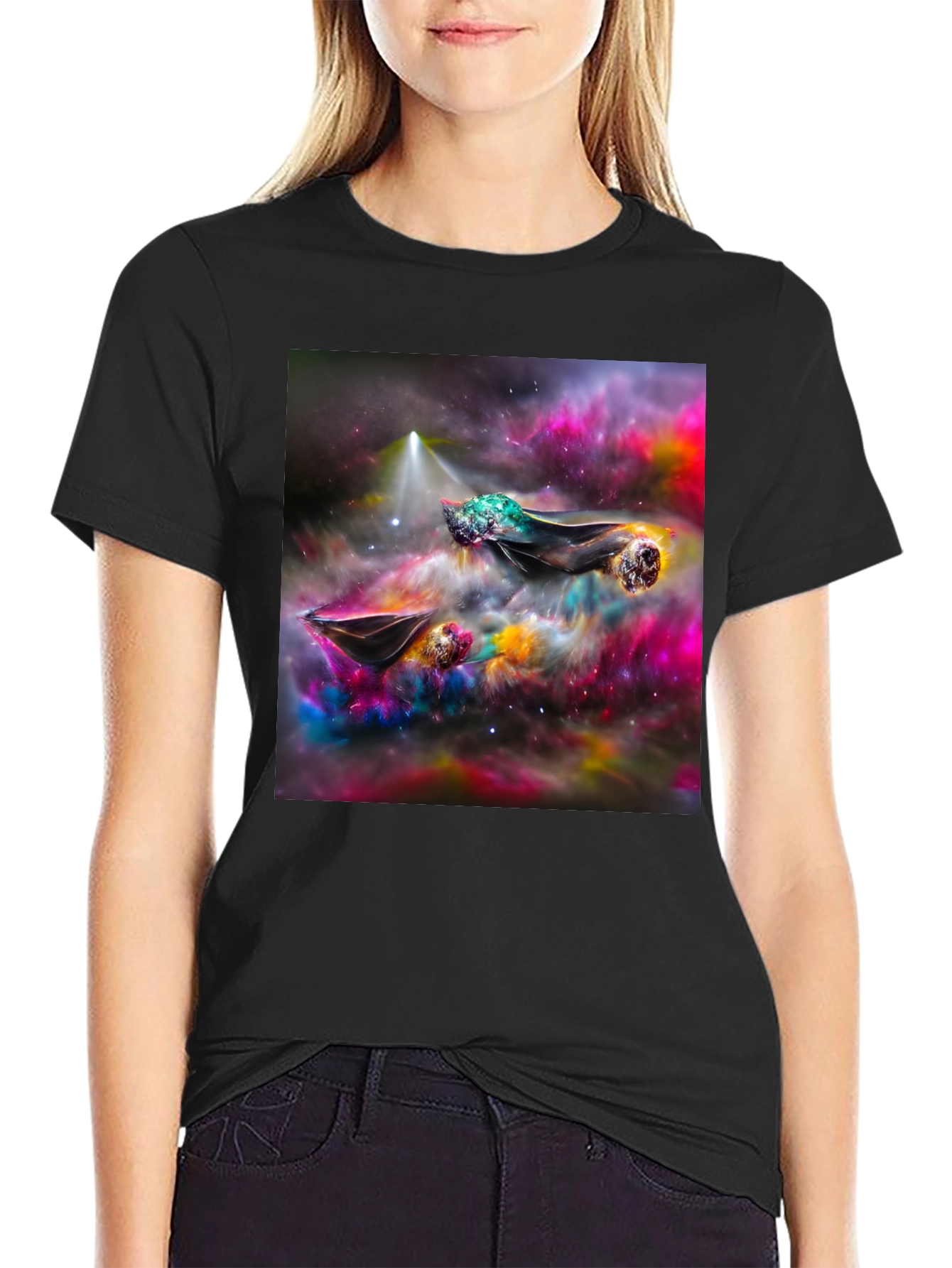 Nebula Dreamscape Tee - Cosmic Art Shirt