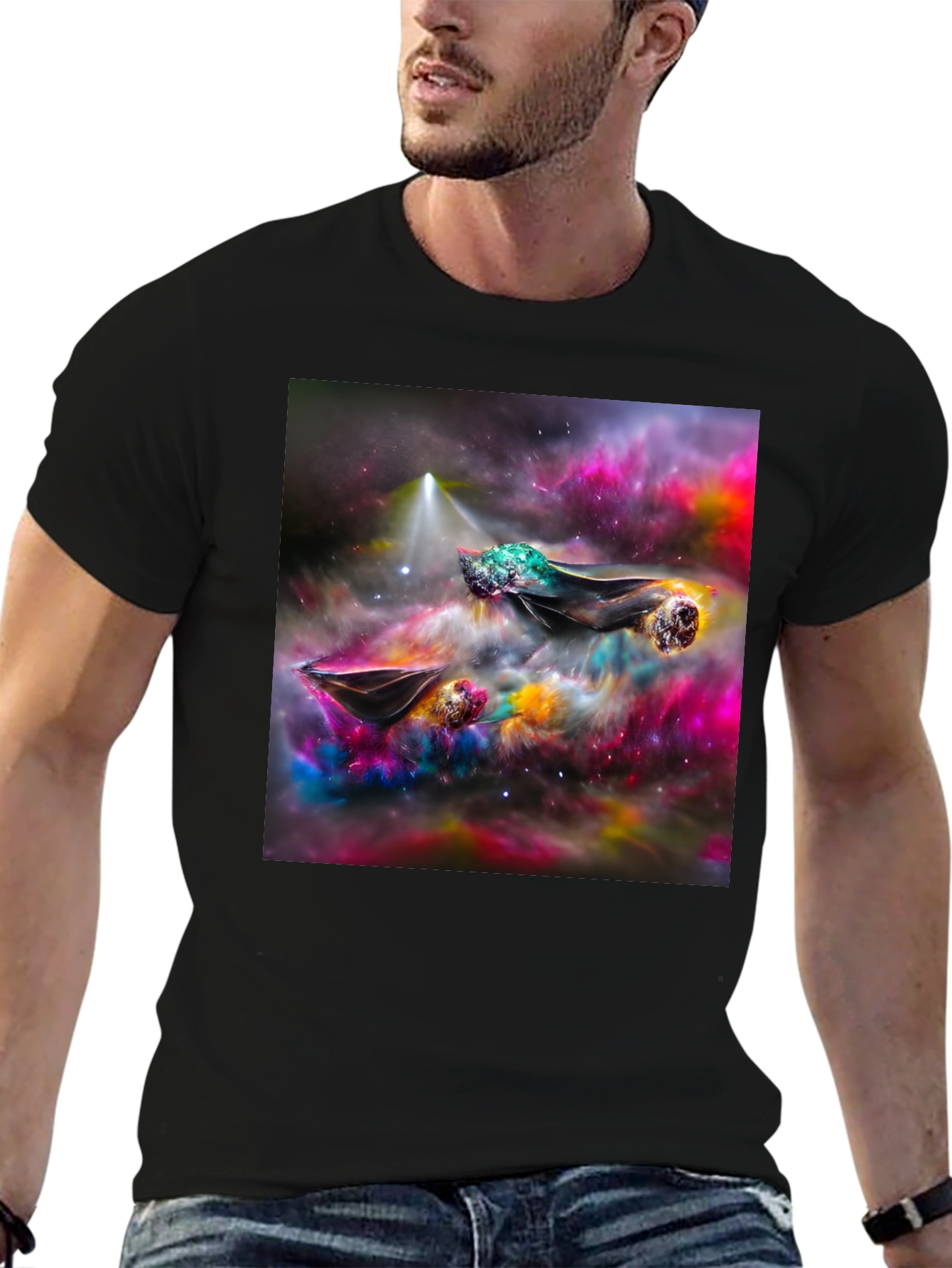 Nebula Dreamscape Tee - Cosmic Art Shirt