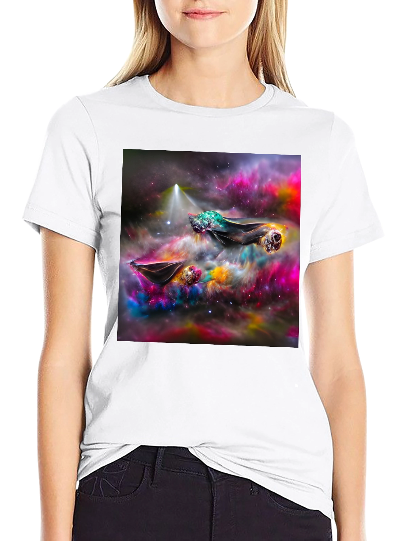 Nebula Dreamscape Tee - Cosmic Art Shirt