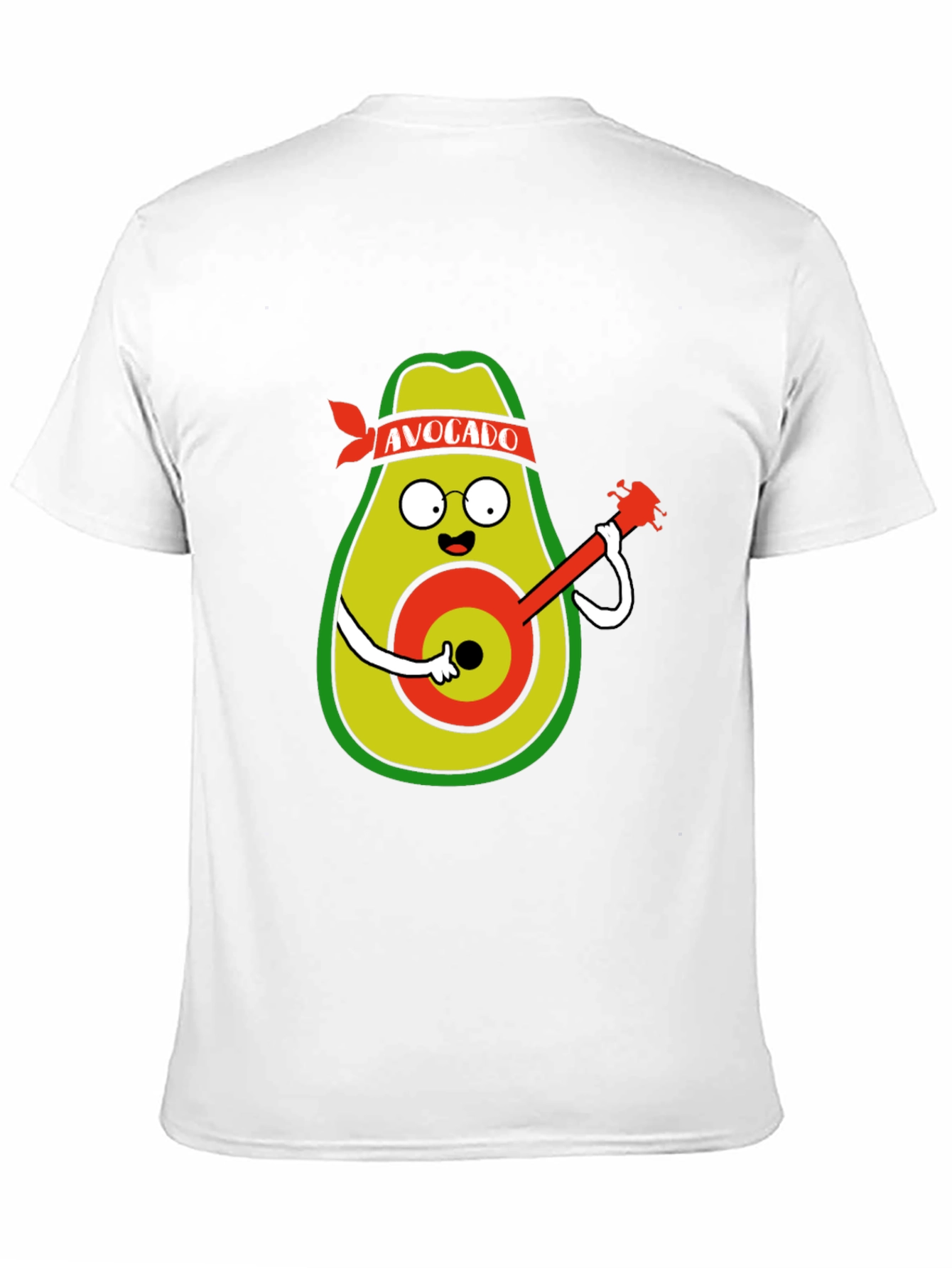 Avocado Guitarist Black T-Shirt