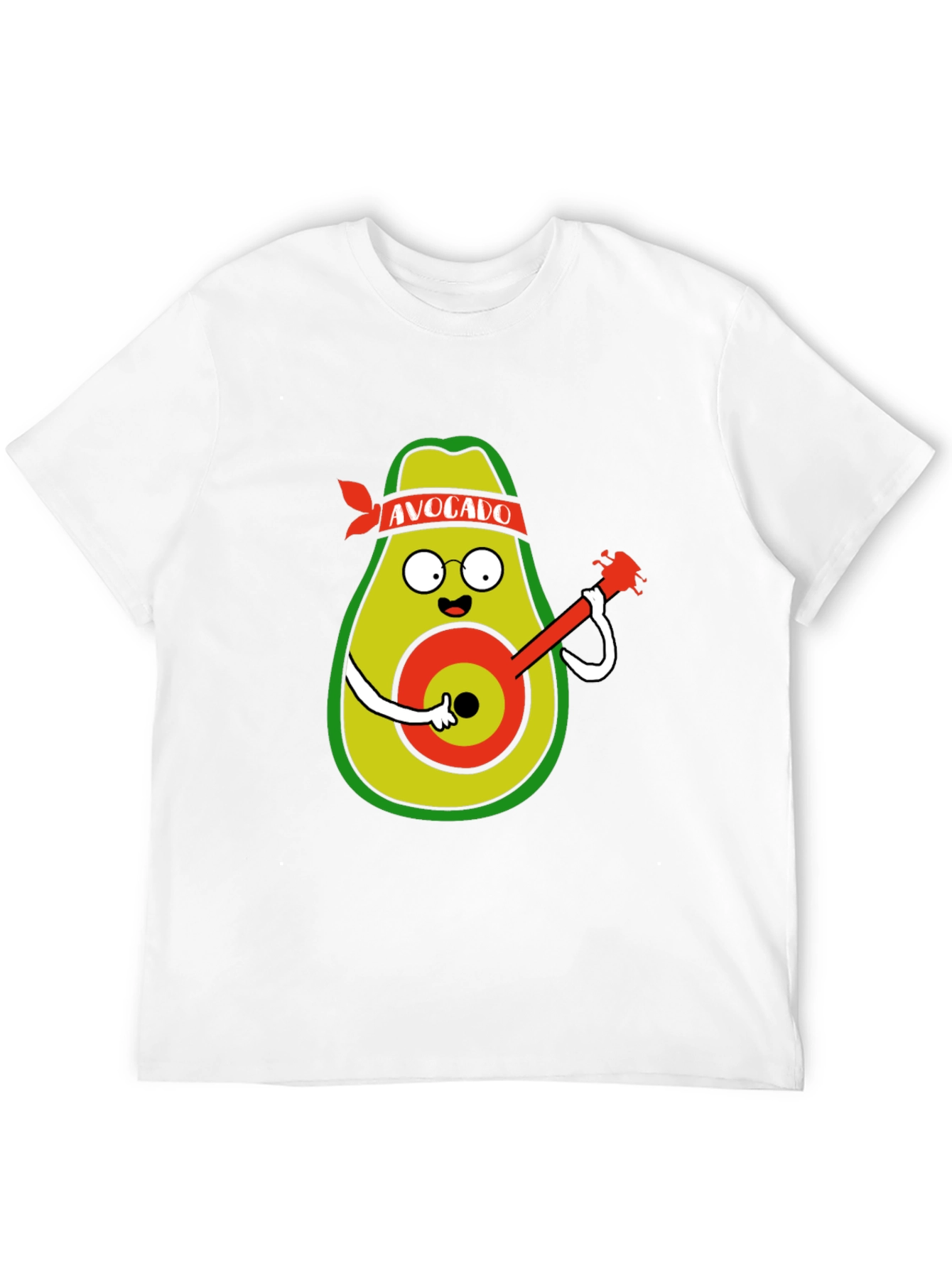 Avocado Guitarist Black T-Shirt