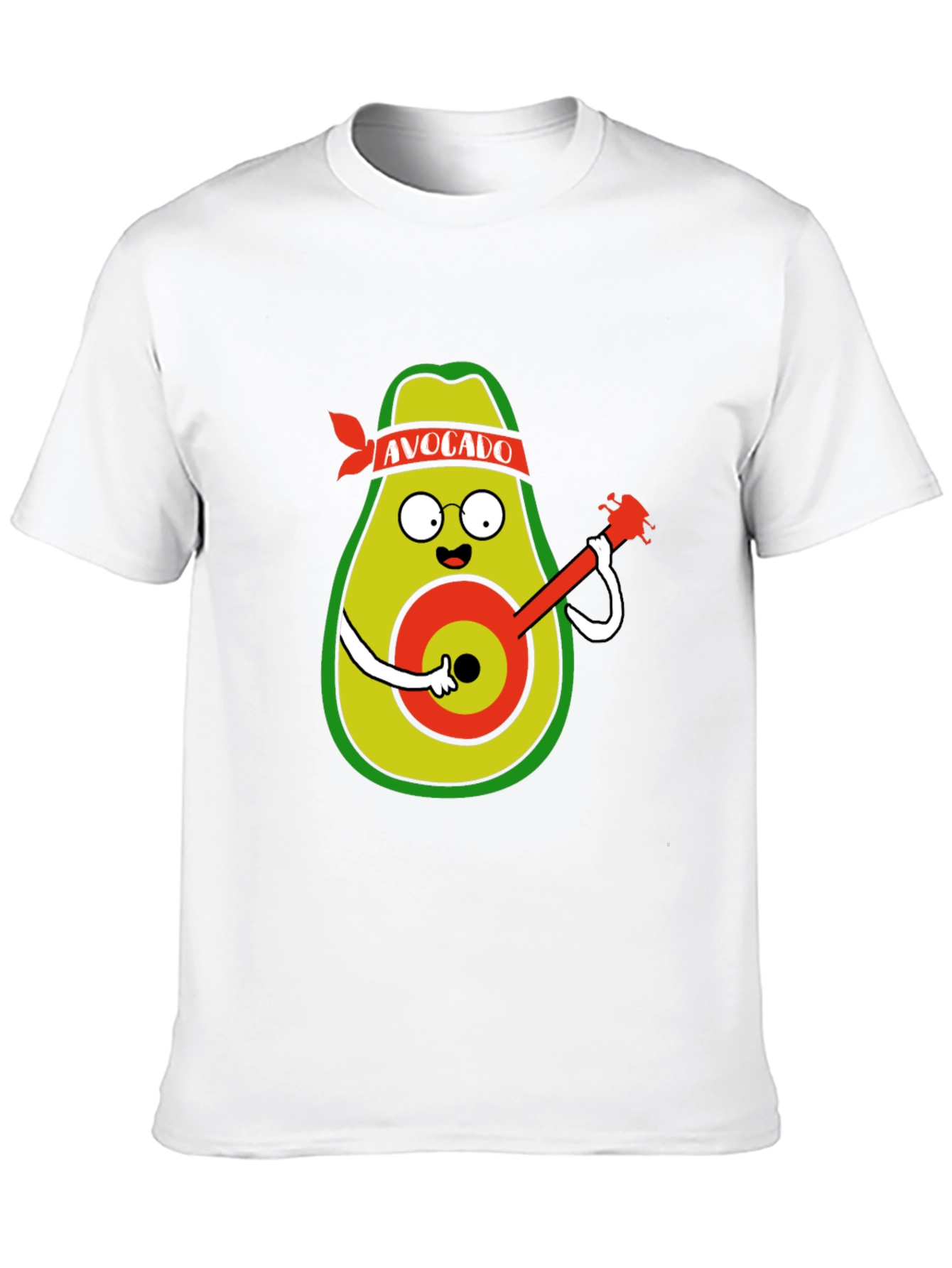 Avocado Guitarist Black T-Shirt
