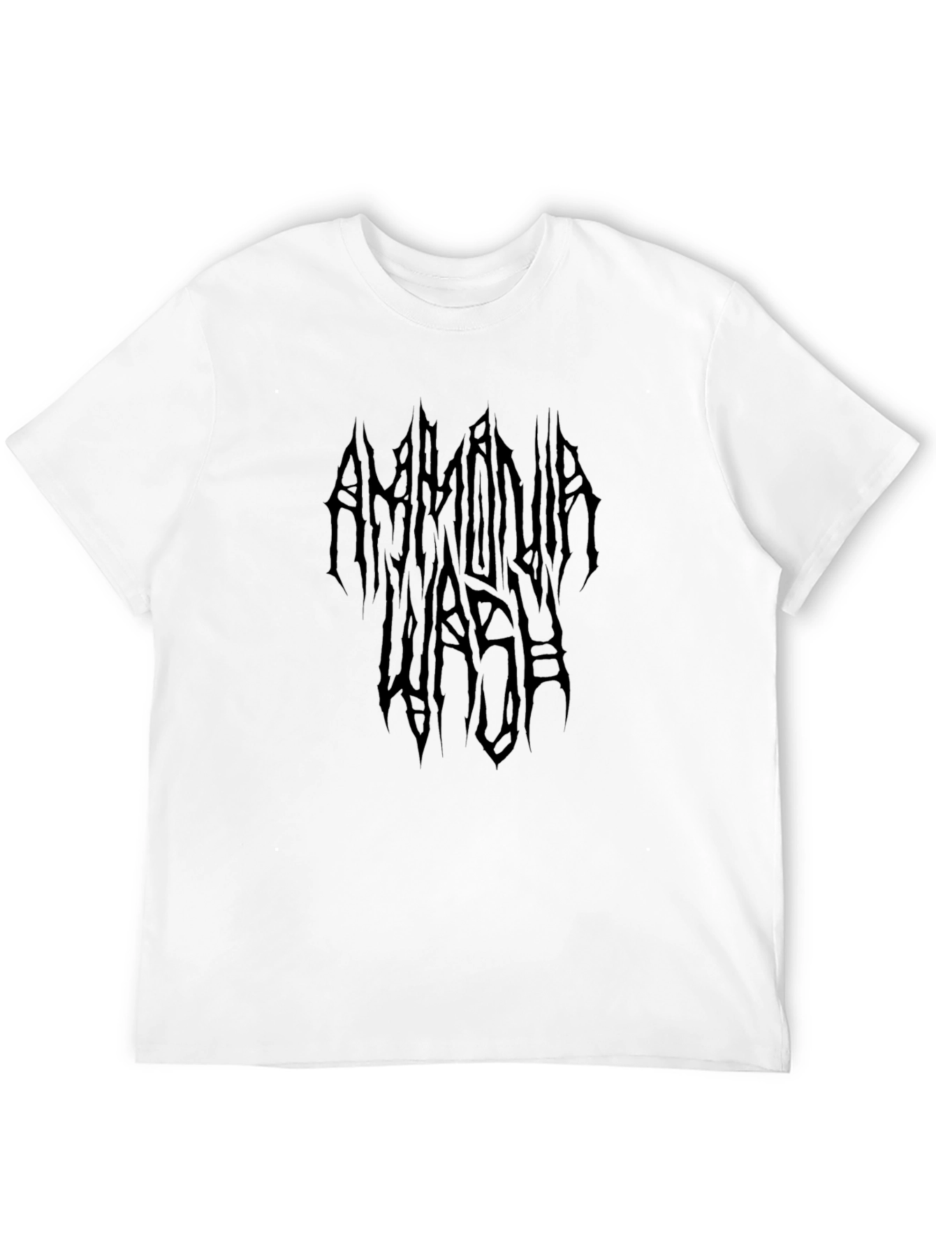 Ammonua Wassh Black Graphic T-Shirt